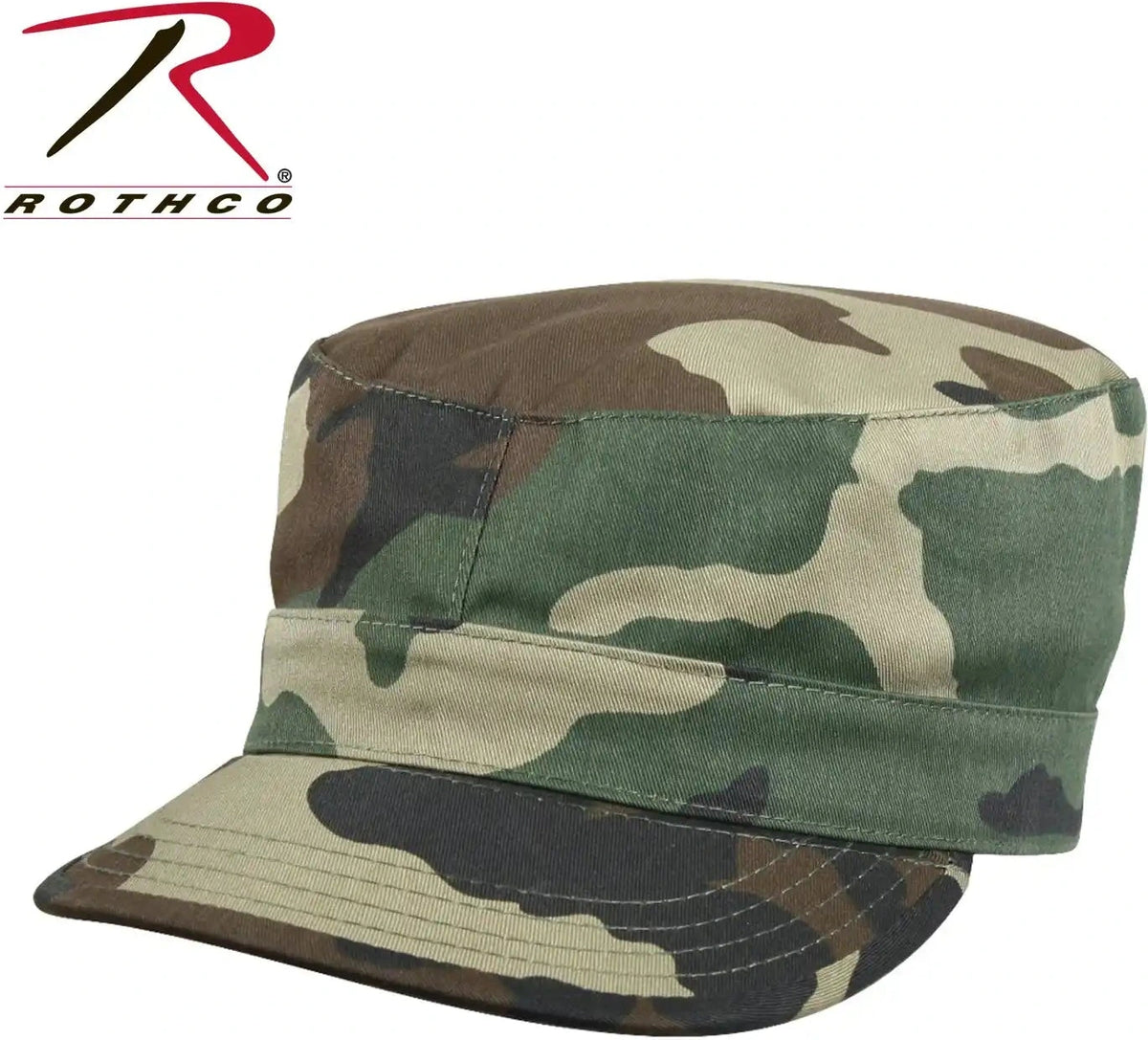 Rothco Camo Fatigue Caps Woodland / m