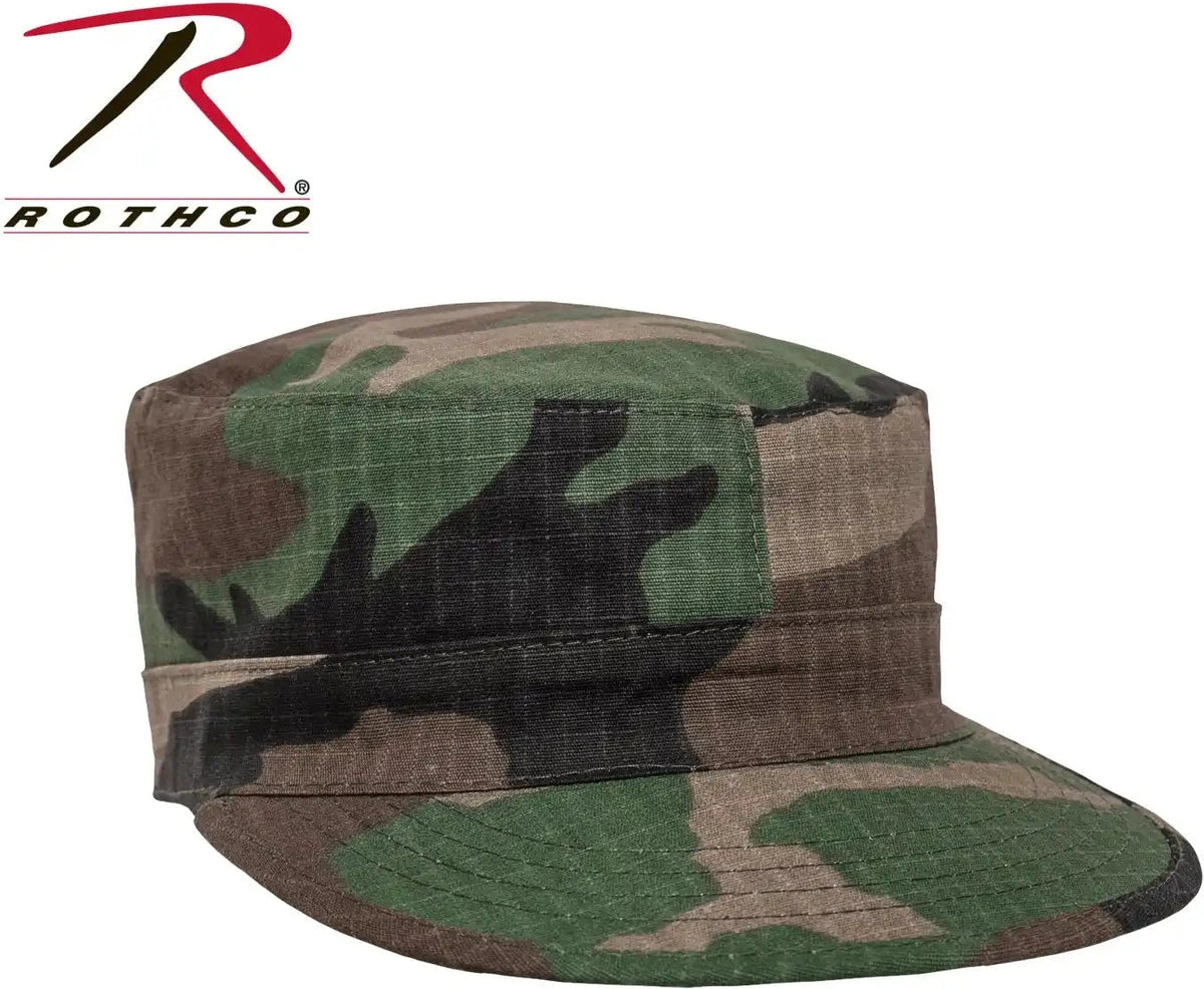Rothco Camo Fatigue Caps Woodland / m