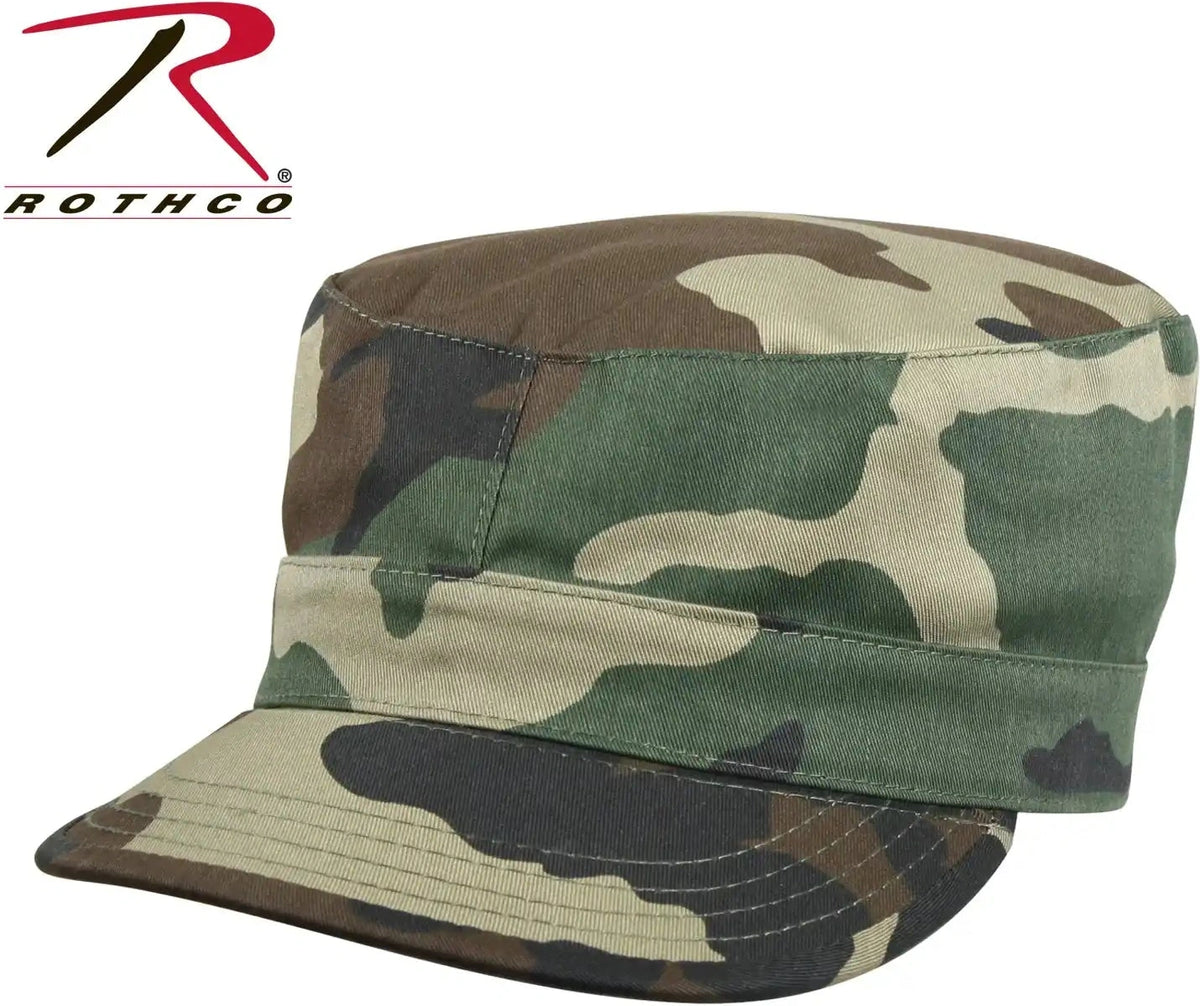 Rothco Camo Fatigue Caps Woodland / m