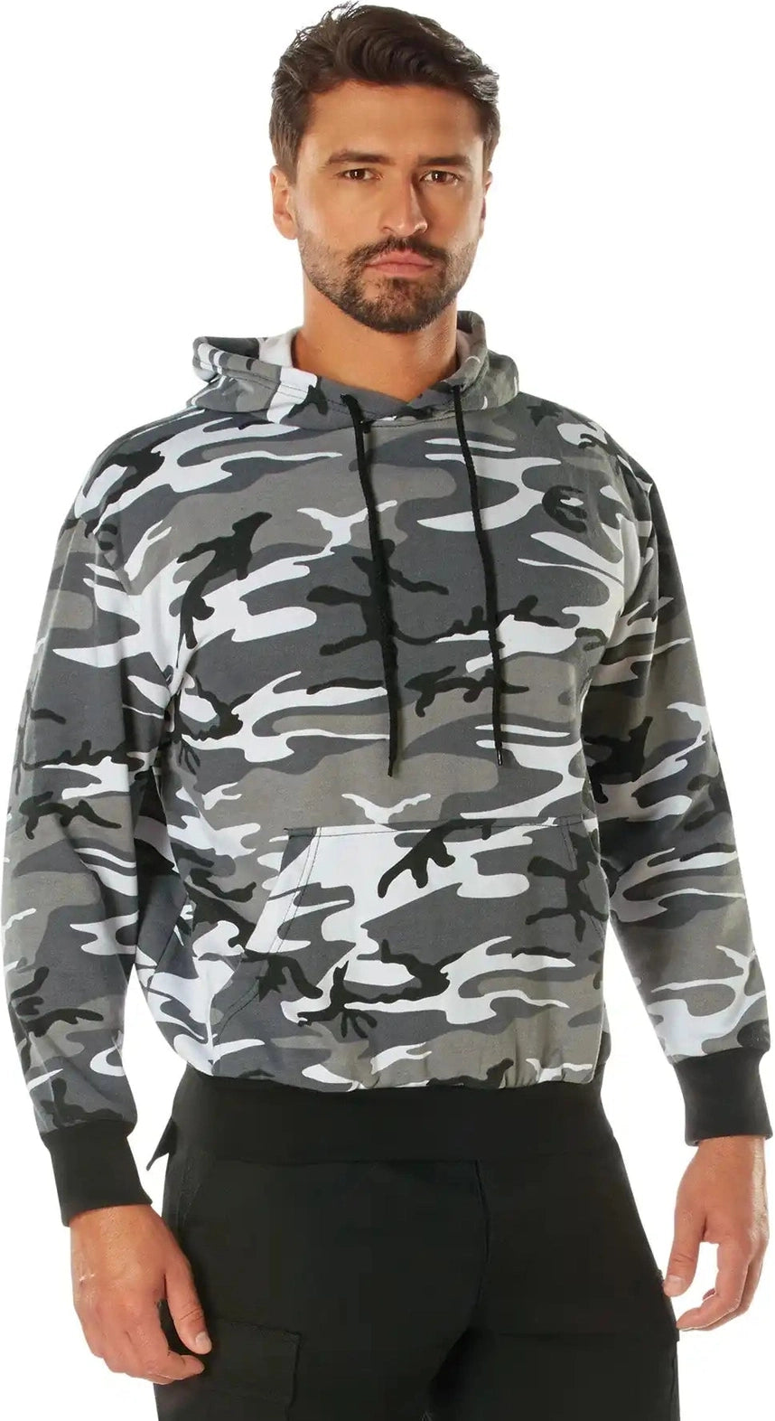 Rothco Camo Pullover Hooded Sweatshirt City / s