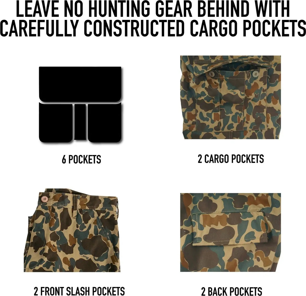 Rothco Camo Tactical Bdu Pants