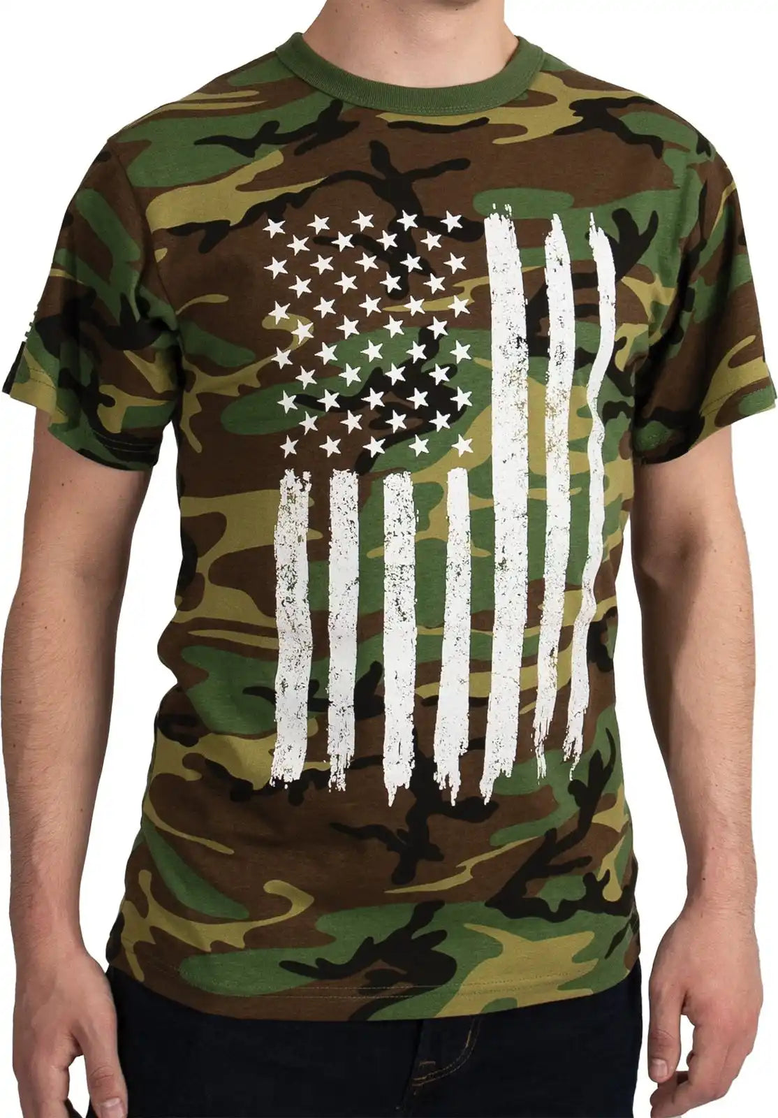 Rothco Camo us Flag T-shirt