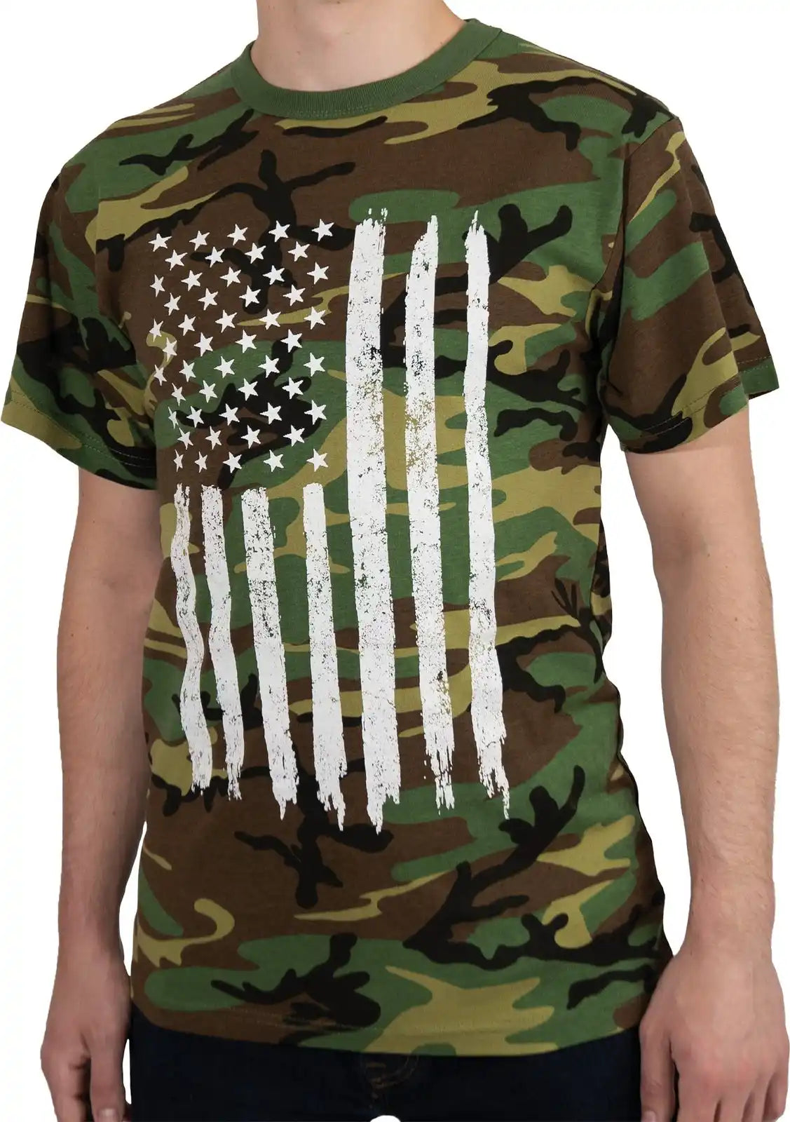 Rothco Camo us Flag T-shirt