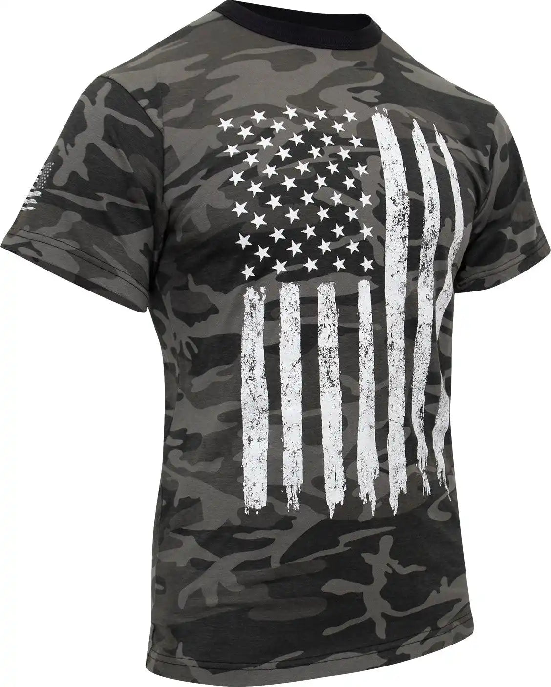 Rothco Camo us Flag T-shirt