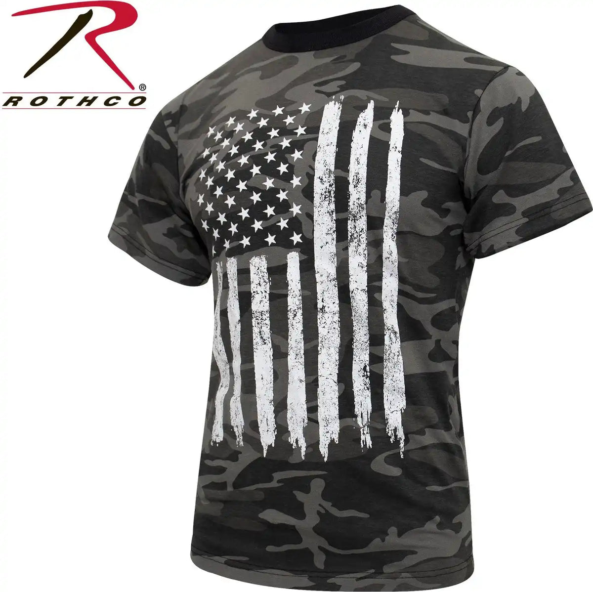 Rothco Camo us Flag T-shirt