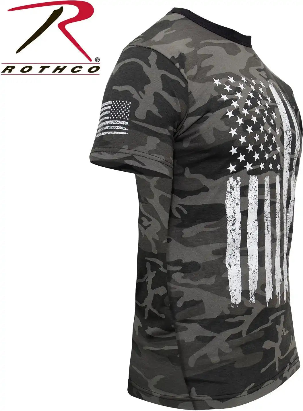 Rothco Camo us Flag T-shirt