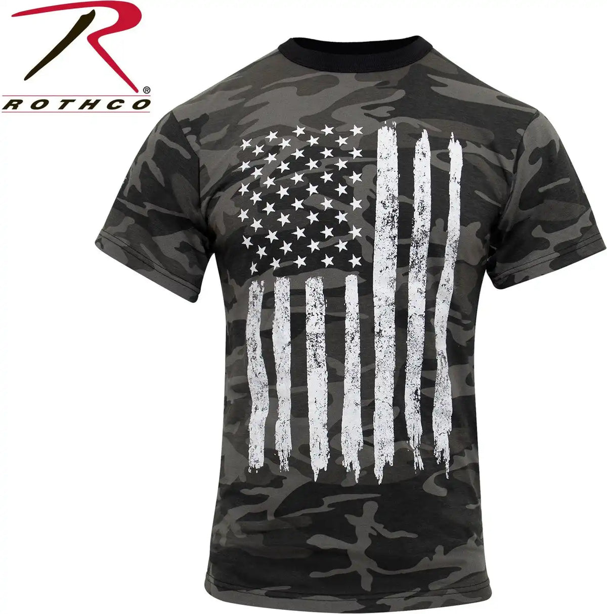 Rothco Camo us Flag T-shirt