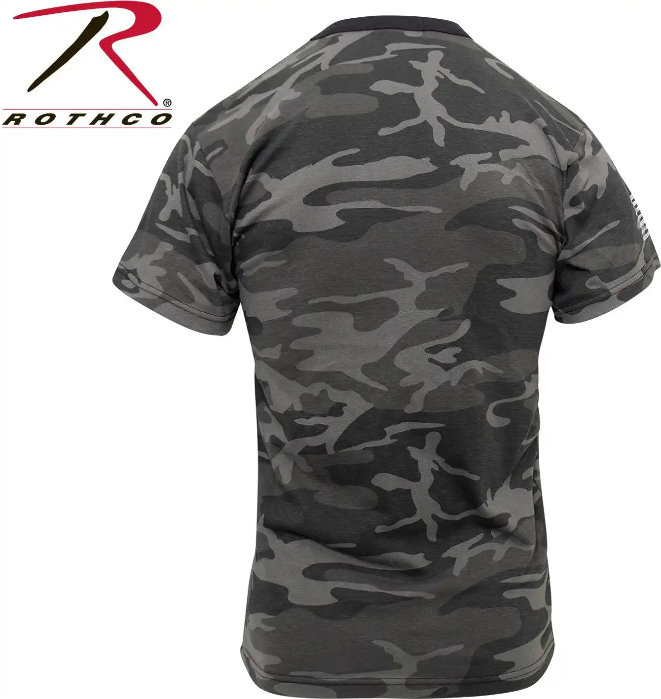 Rothco Camo us Flag t Shirt