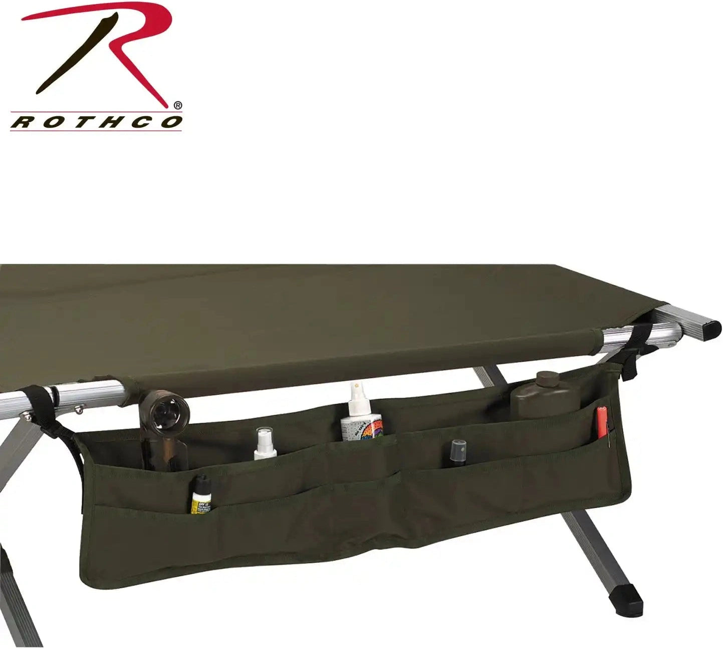 Rothco Camping Cot Organizer Accessory Pouch Olive Drab / one Size