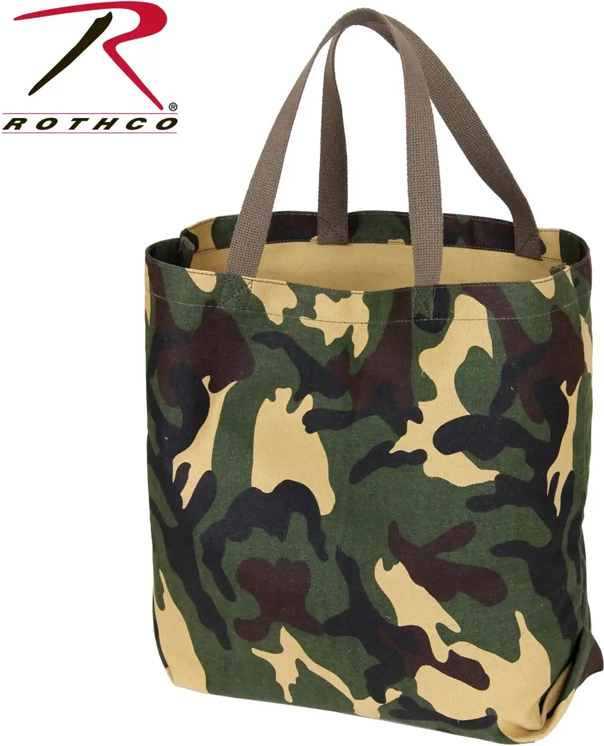 Rothco Canvas Camo and Solid Tote Bag