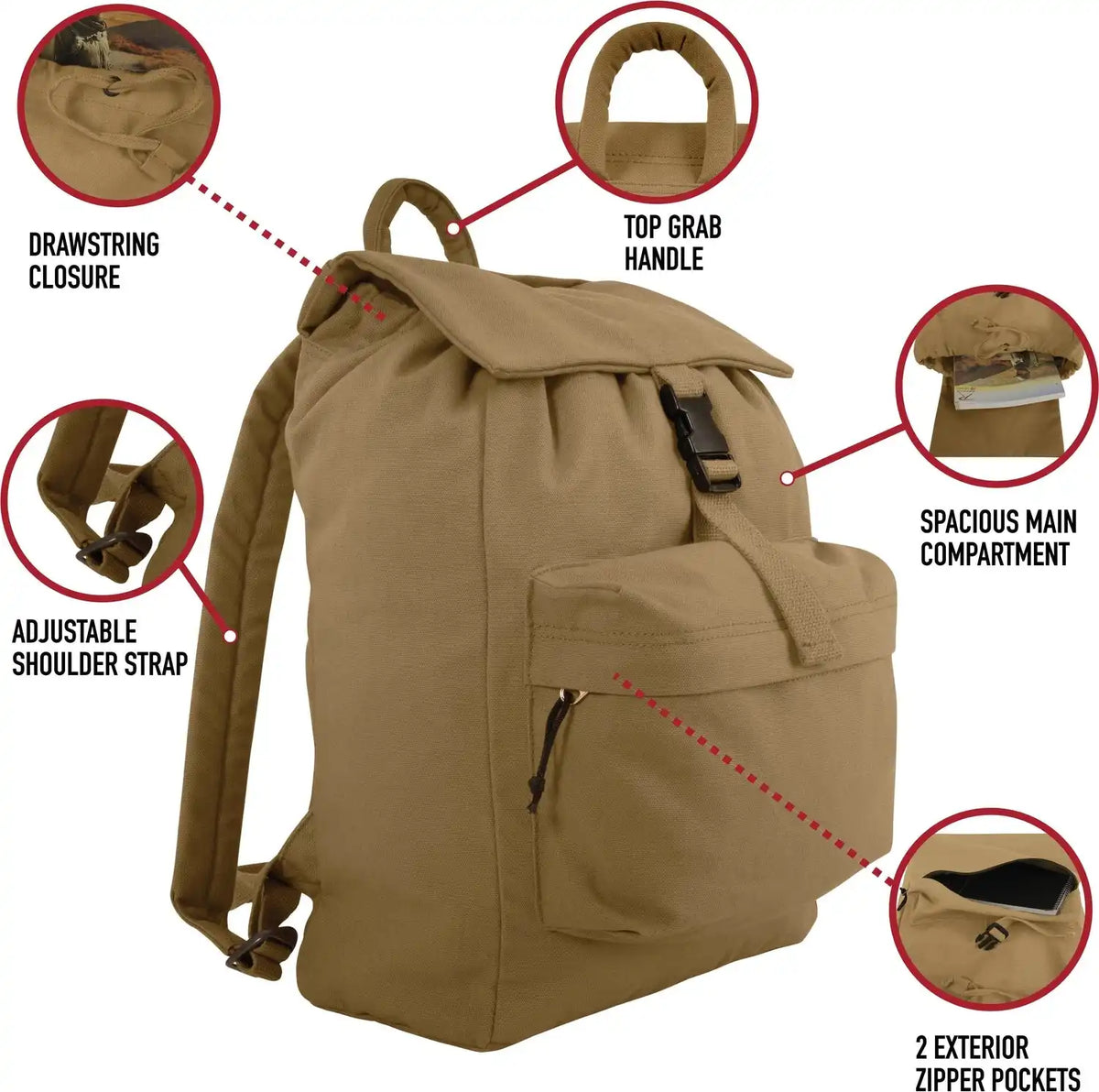 Rothco Canvas Daypack