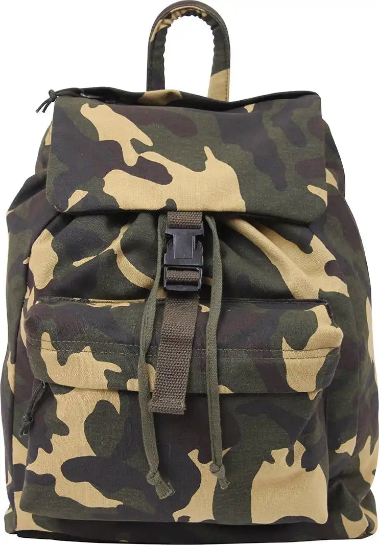 Rothco Canvas Daypack Woodland Camo