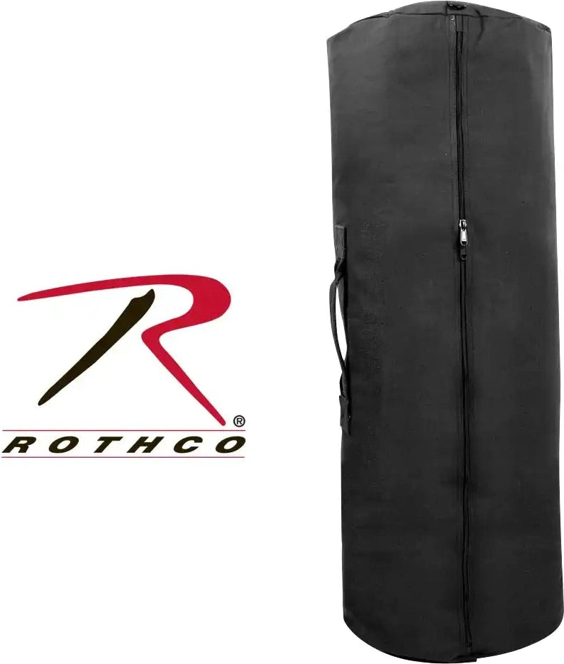 Rothco Canvas Duffle Bag with Side Zipper