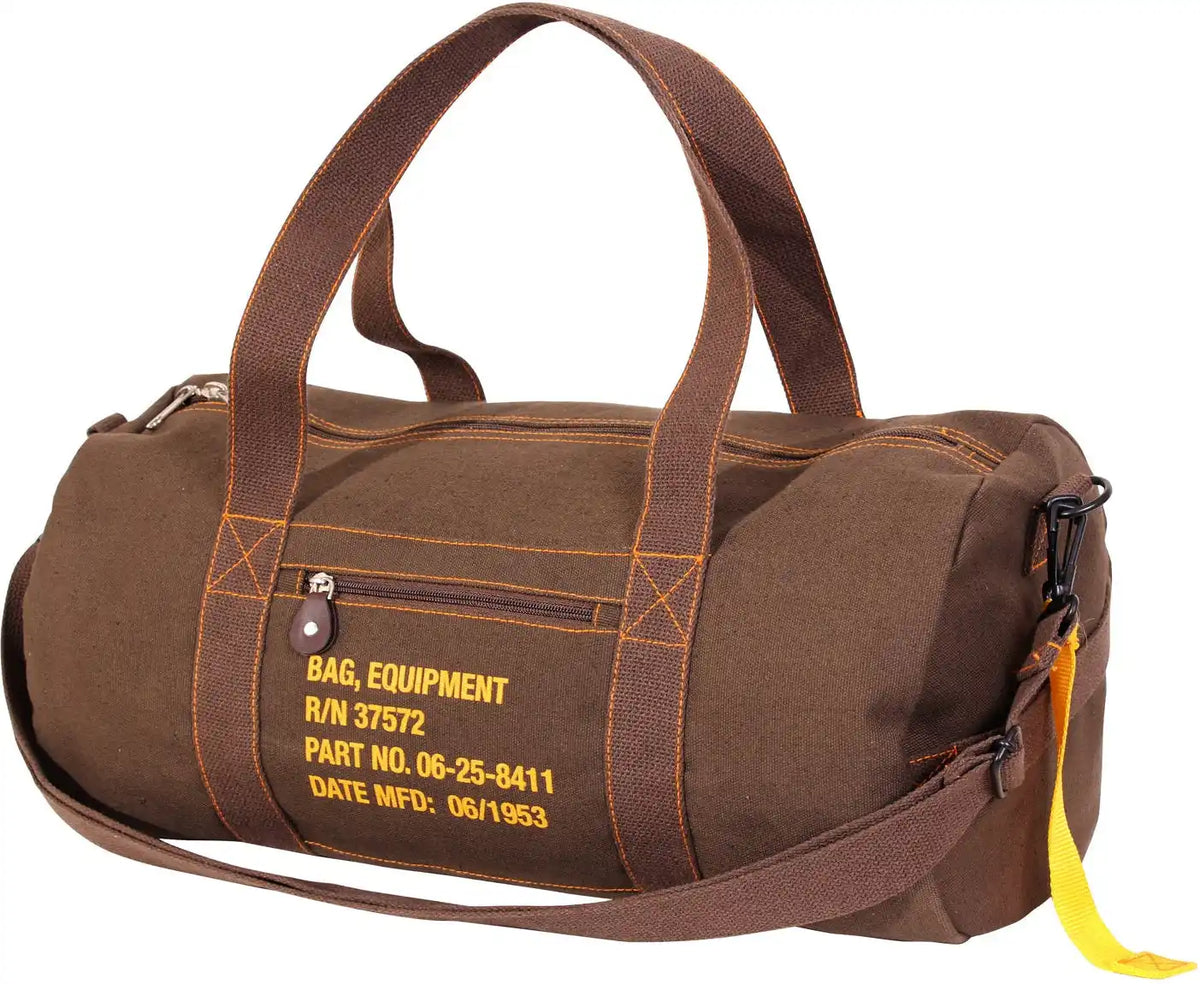 Rothco Canvas Equipment Bag Earth Brown / 19 Inches