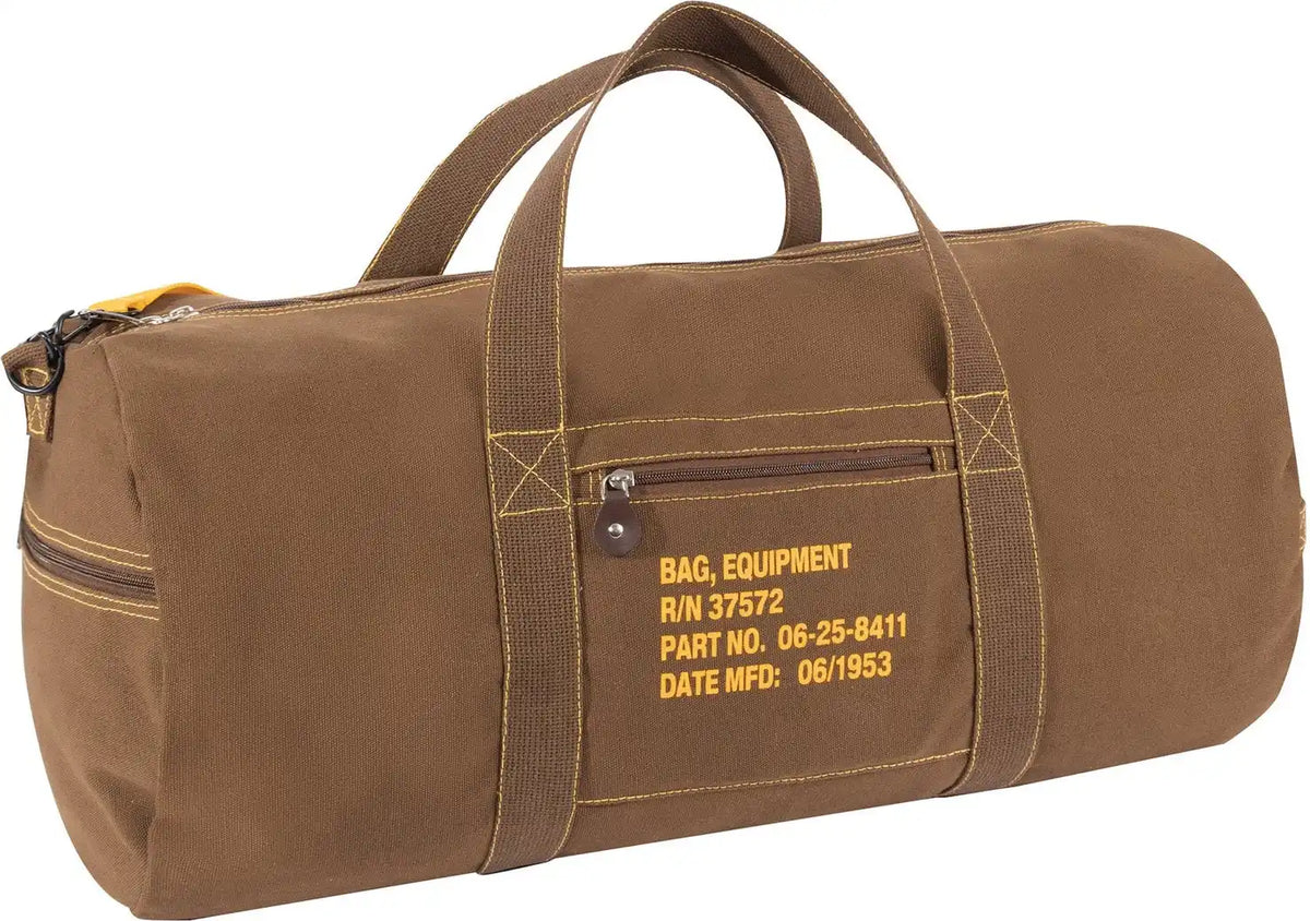 Rothco Canvas Equipment Bag Earth Brown / 24 Inches