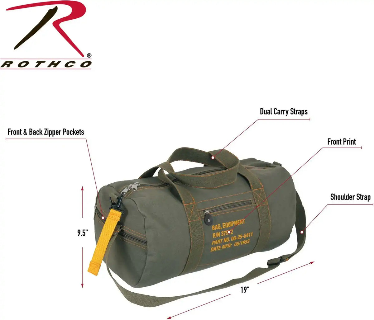Rothco Canvas Equipment Bag