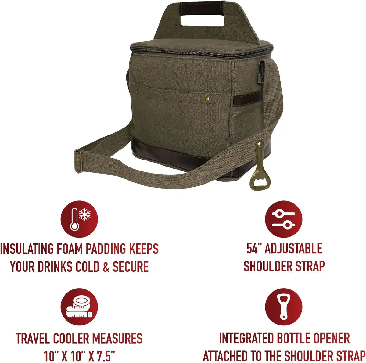 Rothco Canvas Insulated Cooler Bag