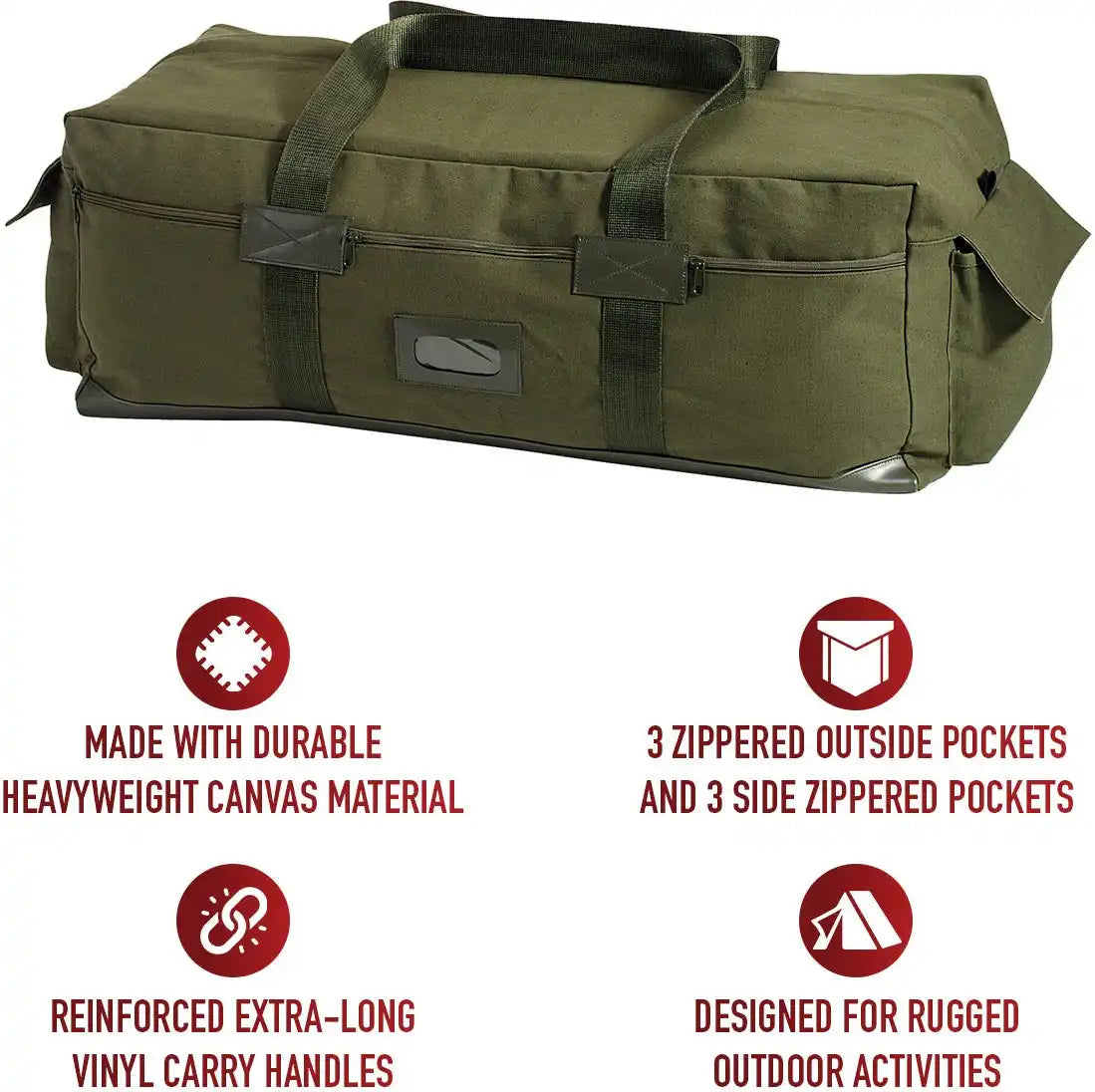 Rothco Canvas Israeli Type Duffle Bag