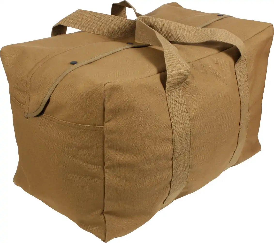 Rothco Canvas Parachute Cargo Bag Coyote Brown