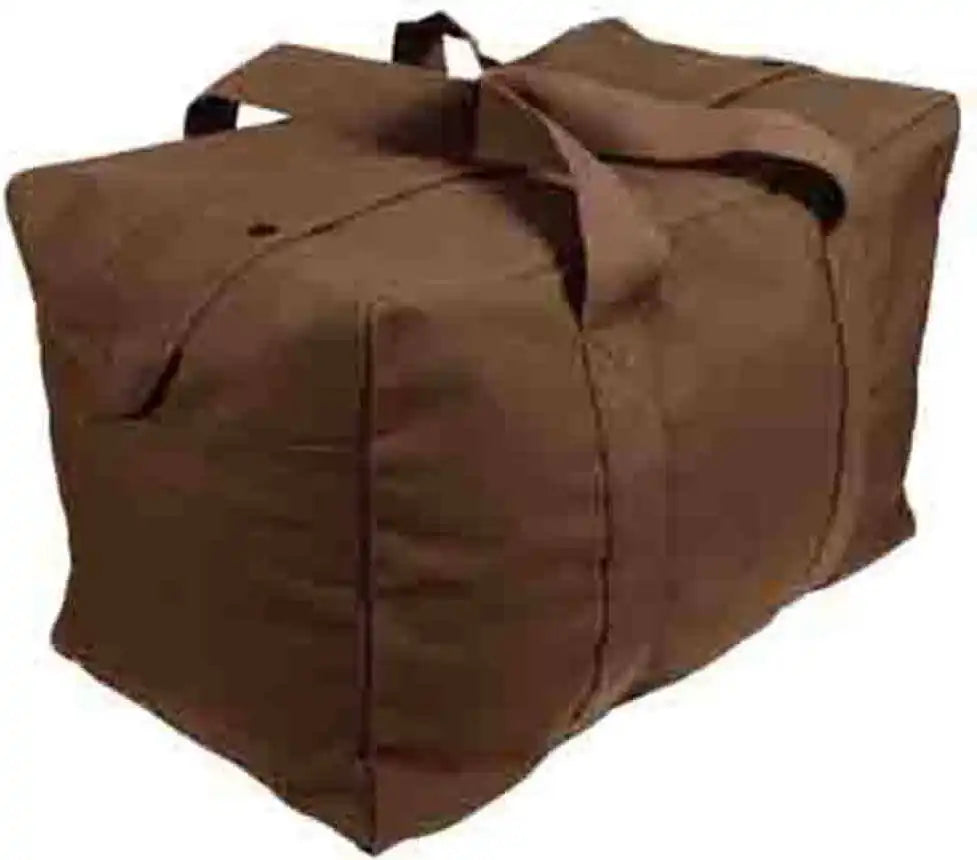 Rothco Canvas Parachute Cargo Bag Earth Brown