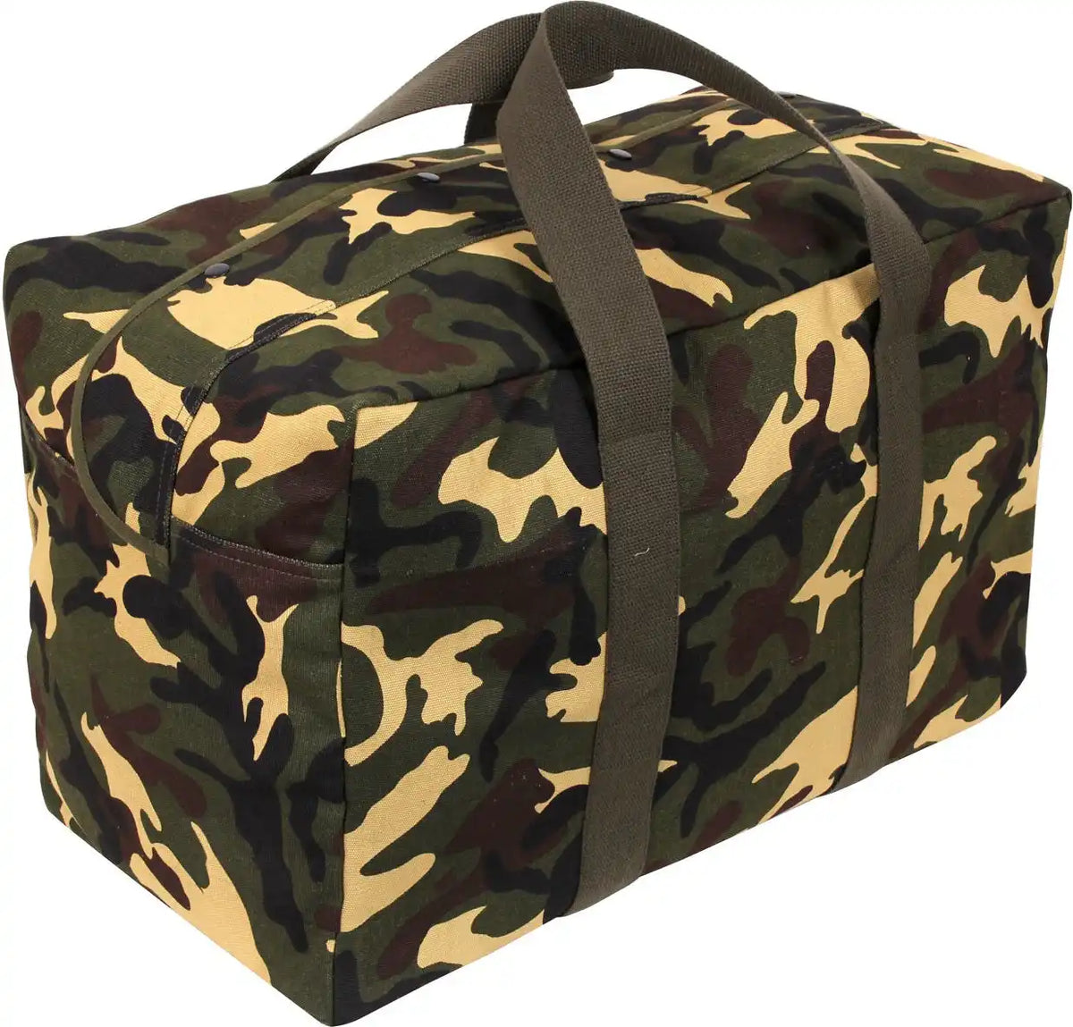 Rothco Canvas Parachute Cargo Bag Woodland Camo