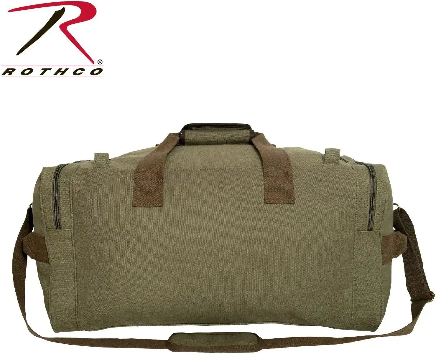 Rothco Canvas Pocketed Military Gear Bag Black / one Size