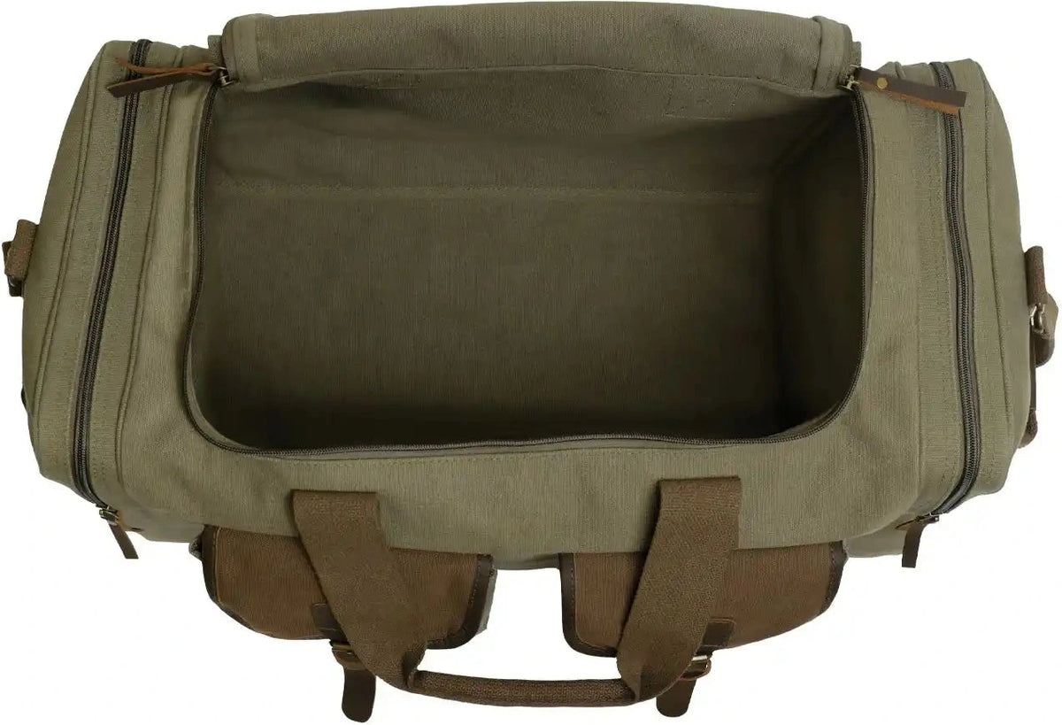 Rothco Canvas Pocketed Military Gear Bag Black / one Size