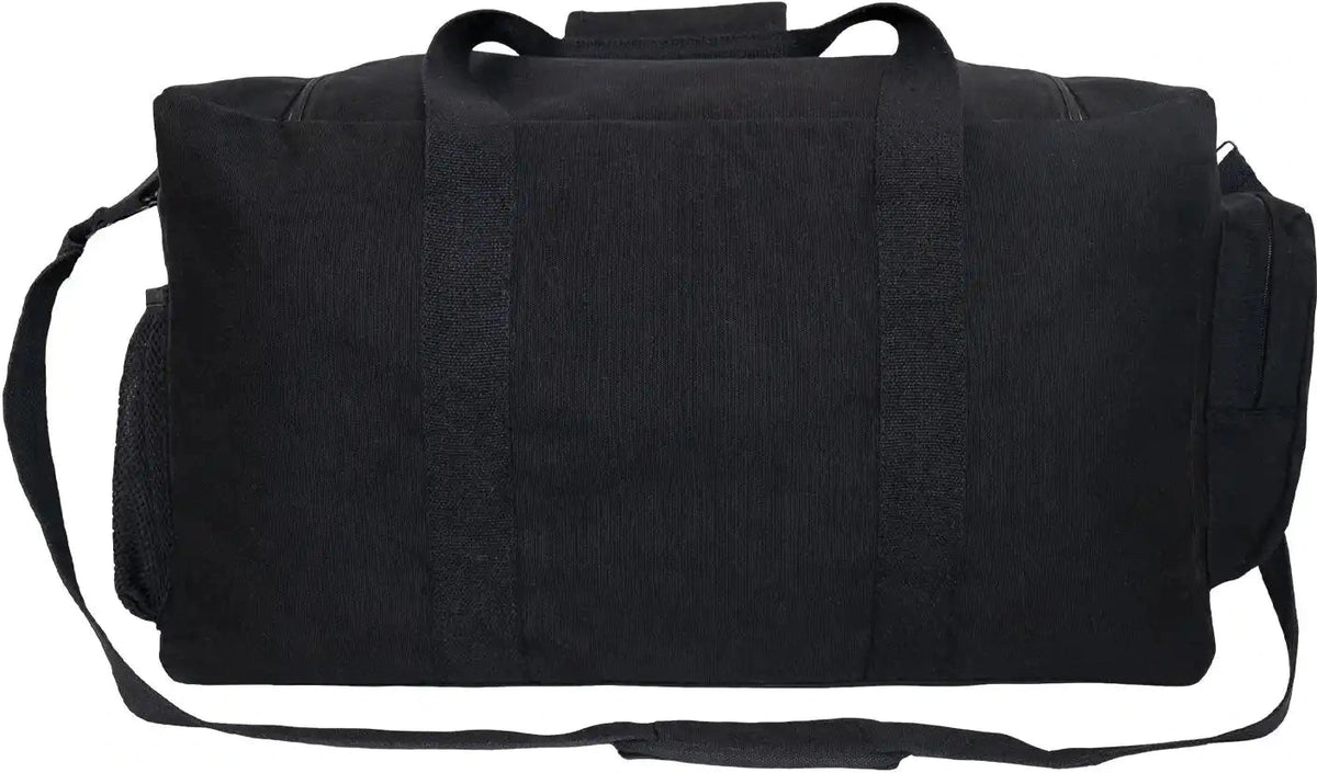 Rothco Canvas Pocketed Military Gear Bag Black / one Size