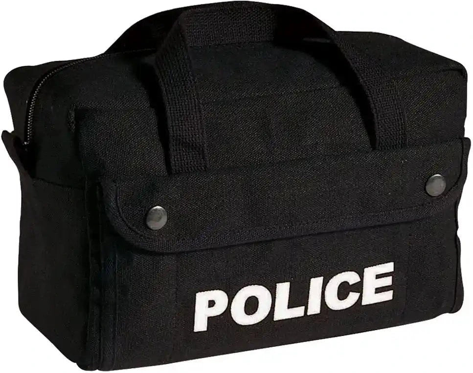 Rothco Canvas Small Black Police Logo Gear Bag