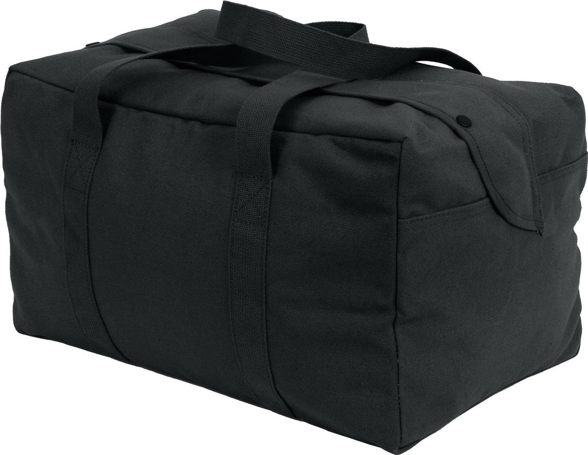 Rothco Canvas Small Parachute Cargo Bag - Black