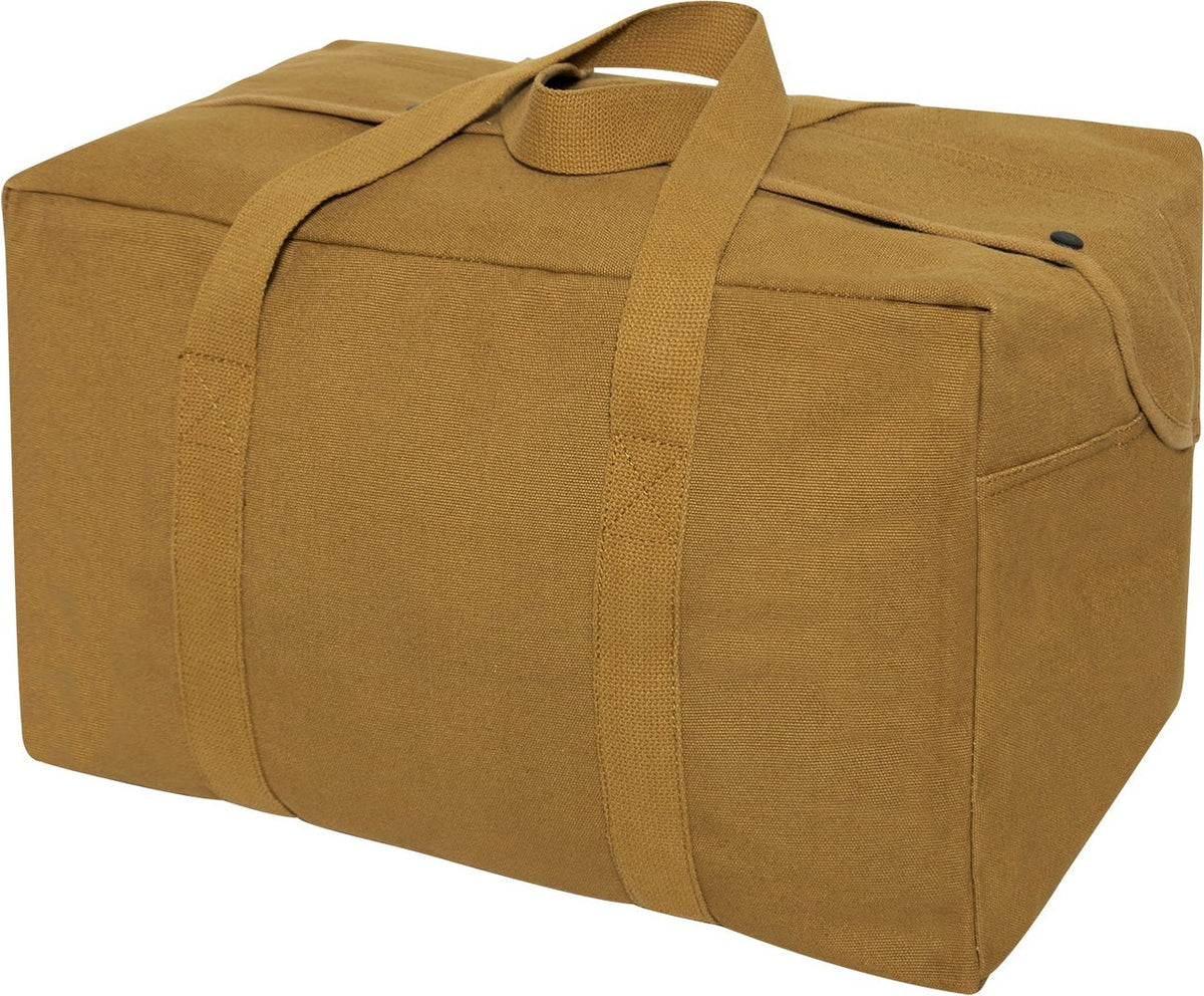 Rothco Canvas Small Parachute Cargo Bag - Coyote Brown