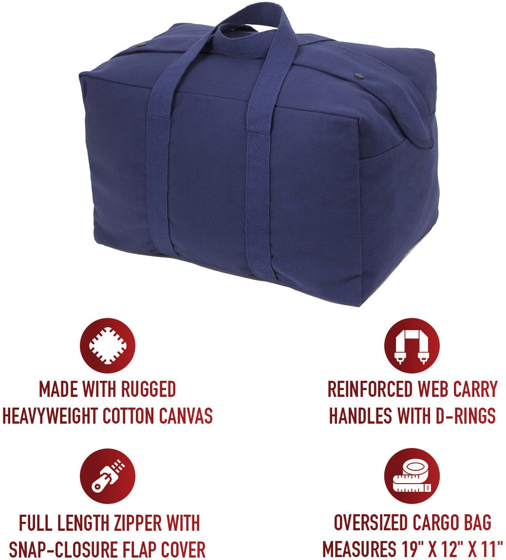 Rothco Canvas Small Parachute Cargo Bag