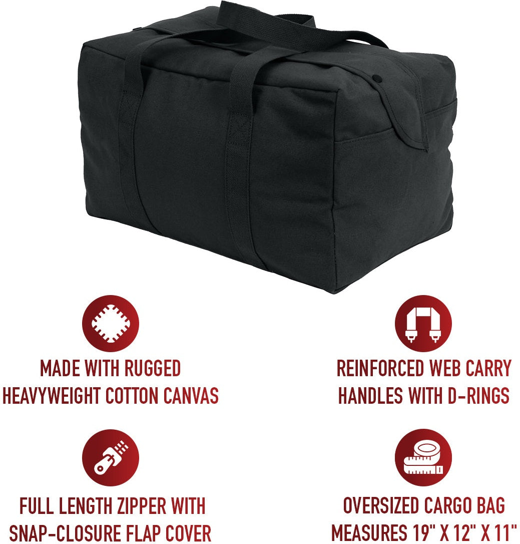 Rothco Canvas Small Parachute Cargo Bag
