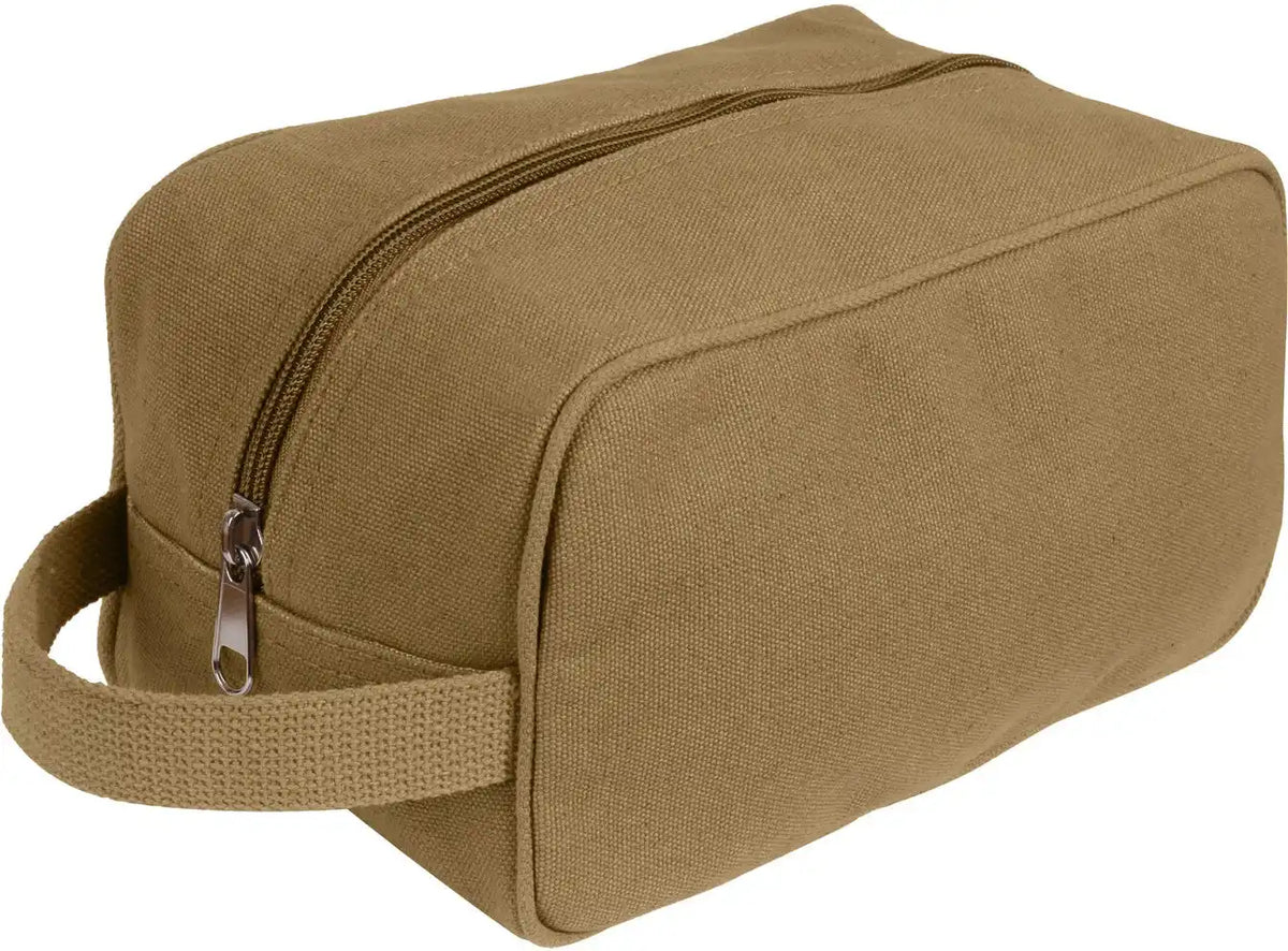 Rothco Canvas Travel Dopp Kit Coyote Brown / one Size