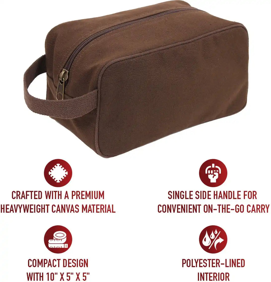 Rothco Canvas Travel Dopp Kit