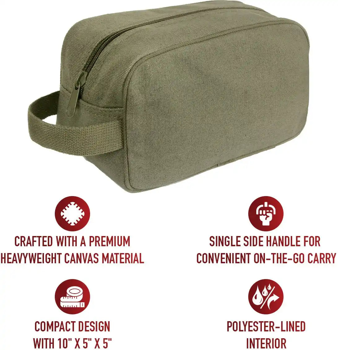 Rothco Canvas Travel Dopp Kit