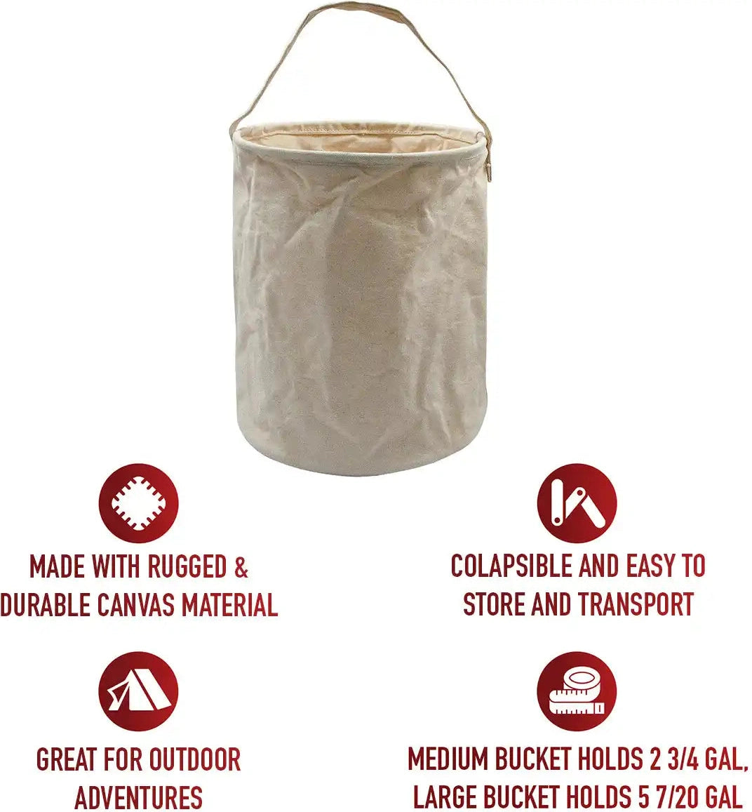 Rothco Canvas Water Bucket