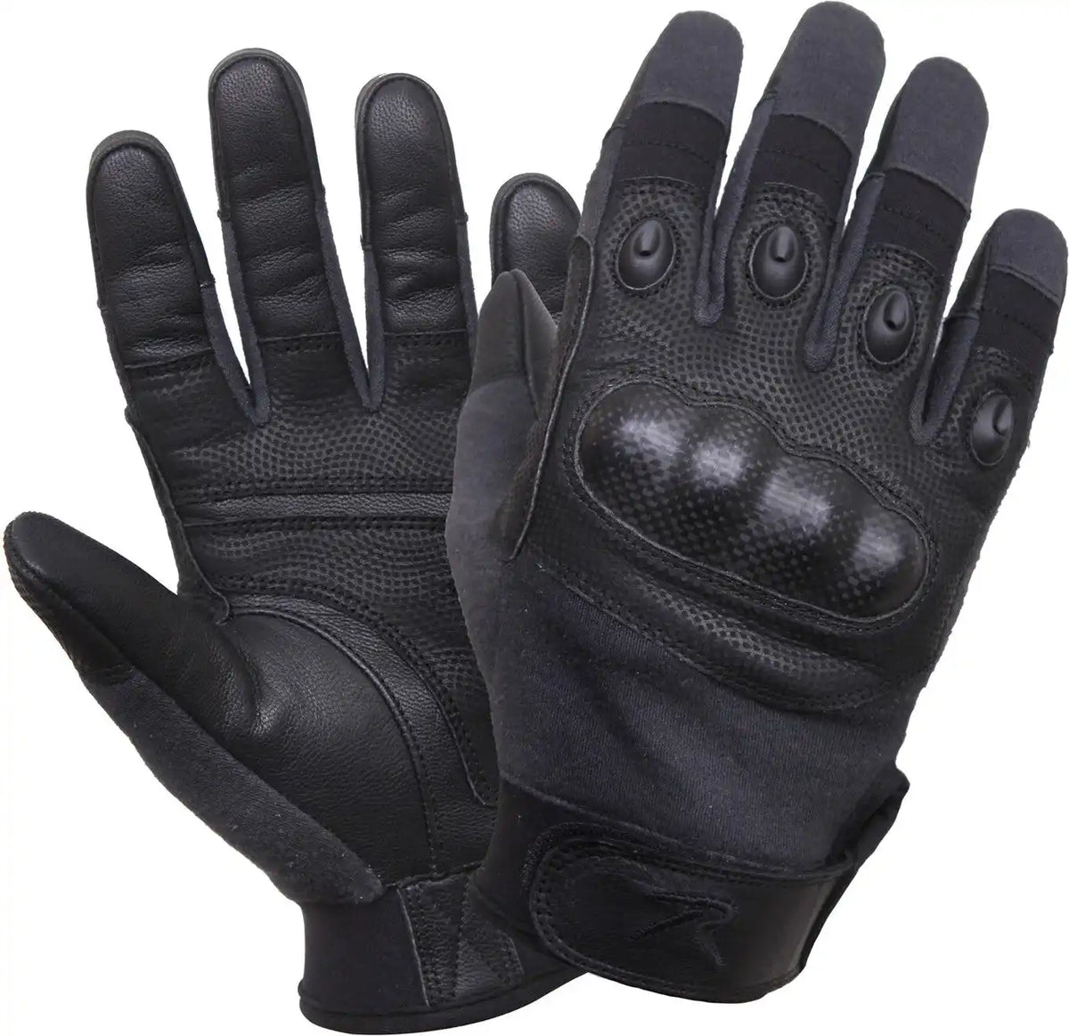 Rothco Carbon Fiber Hard Knuckle Cut/fire Resistant Gloves Black / s