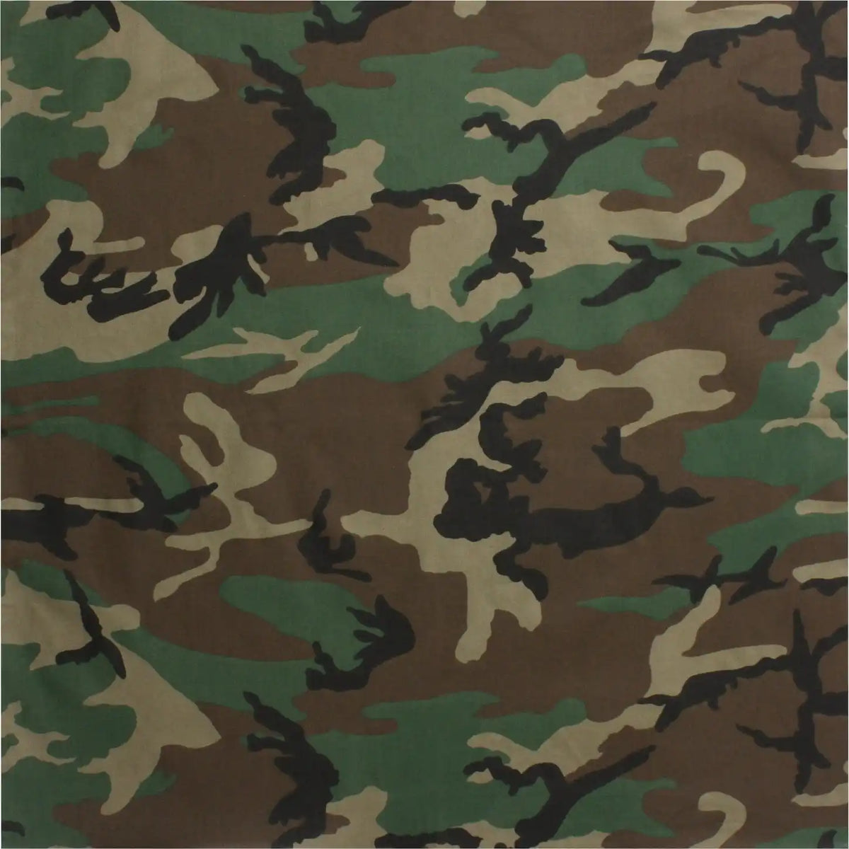 Rothco Classic Camo Bandana Woodland / one Size