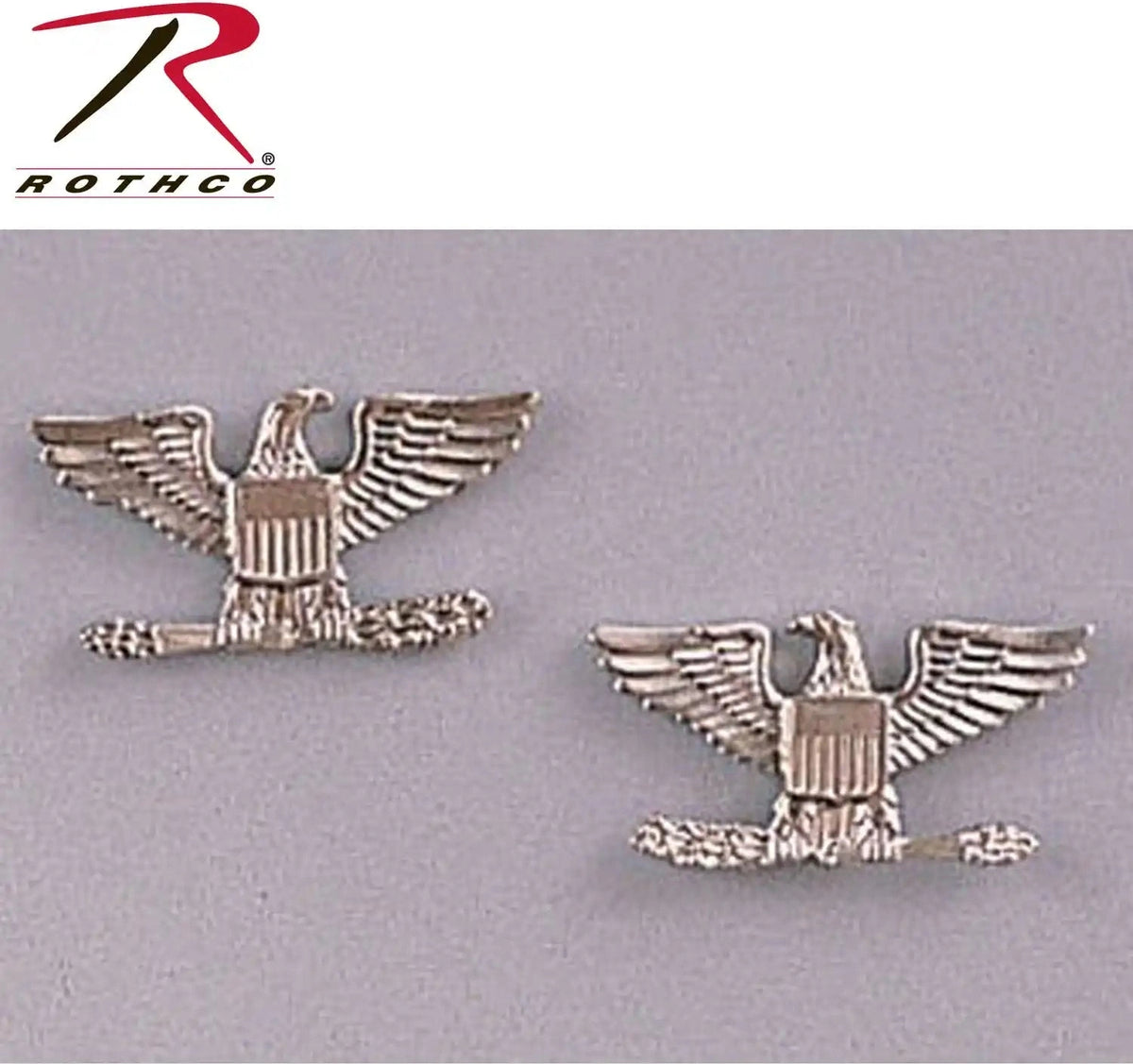 Rothco Colonel Insignia Pin Silver / one Size