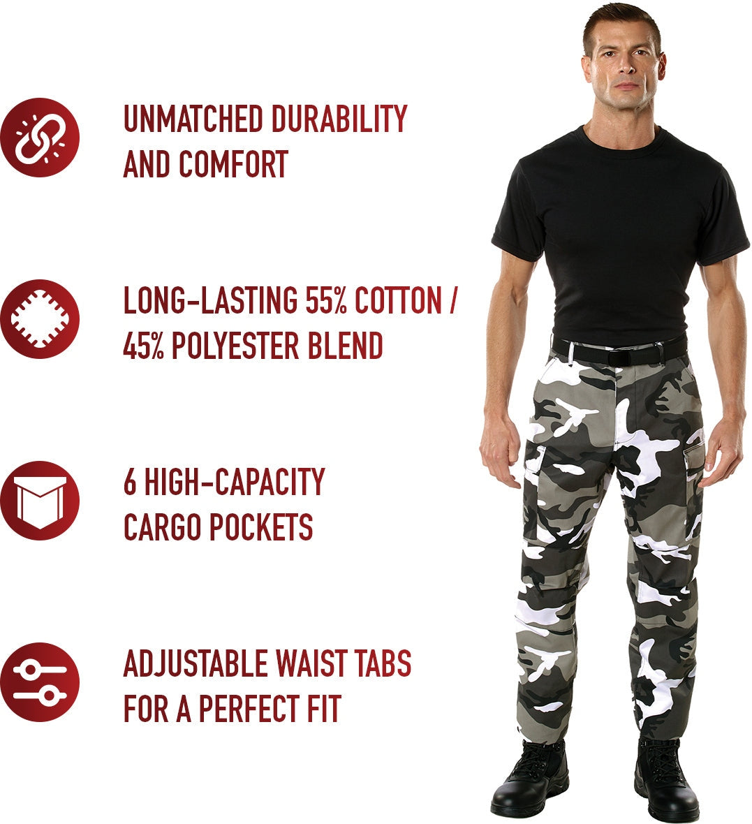 Rothco Color Camo Tactical Bdu Pants