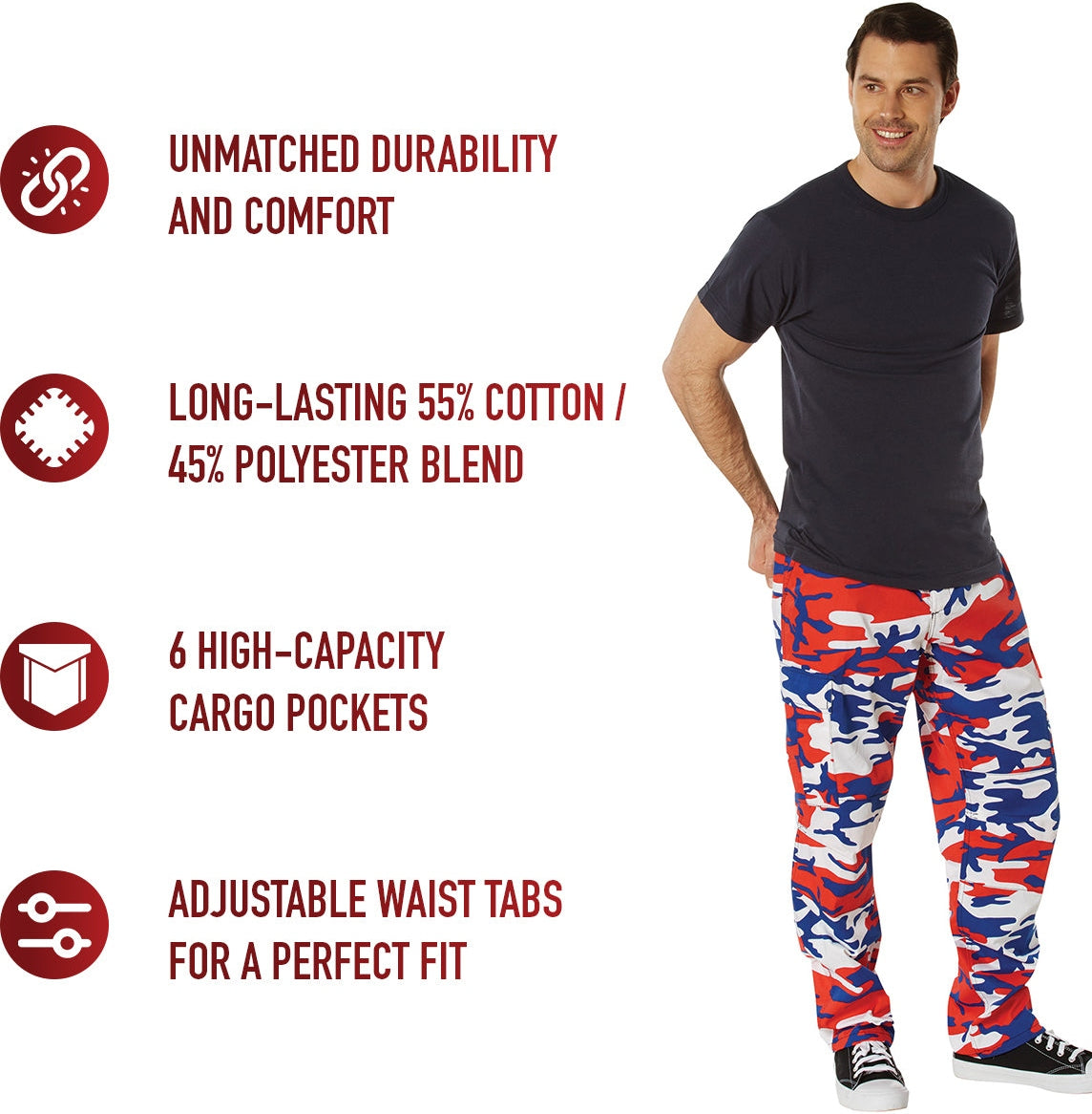 Rothco Color Camo Tactical Bdu Pants
