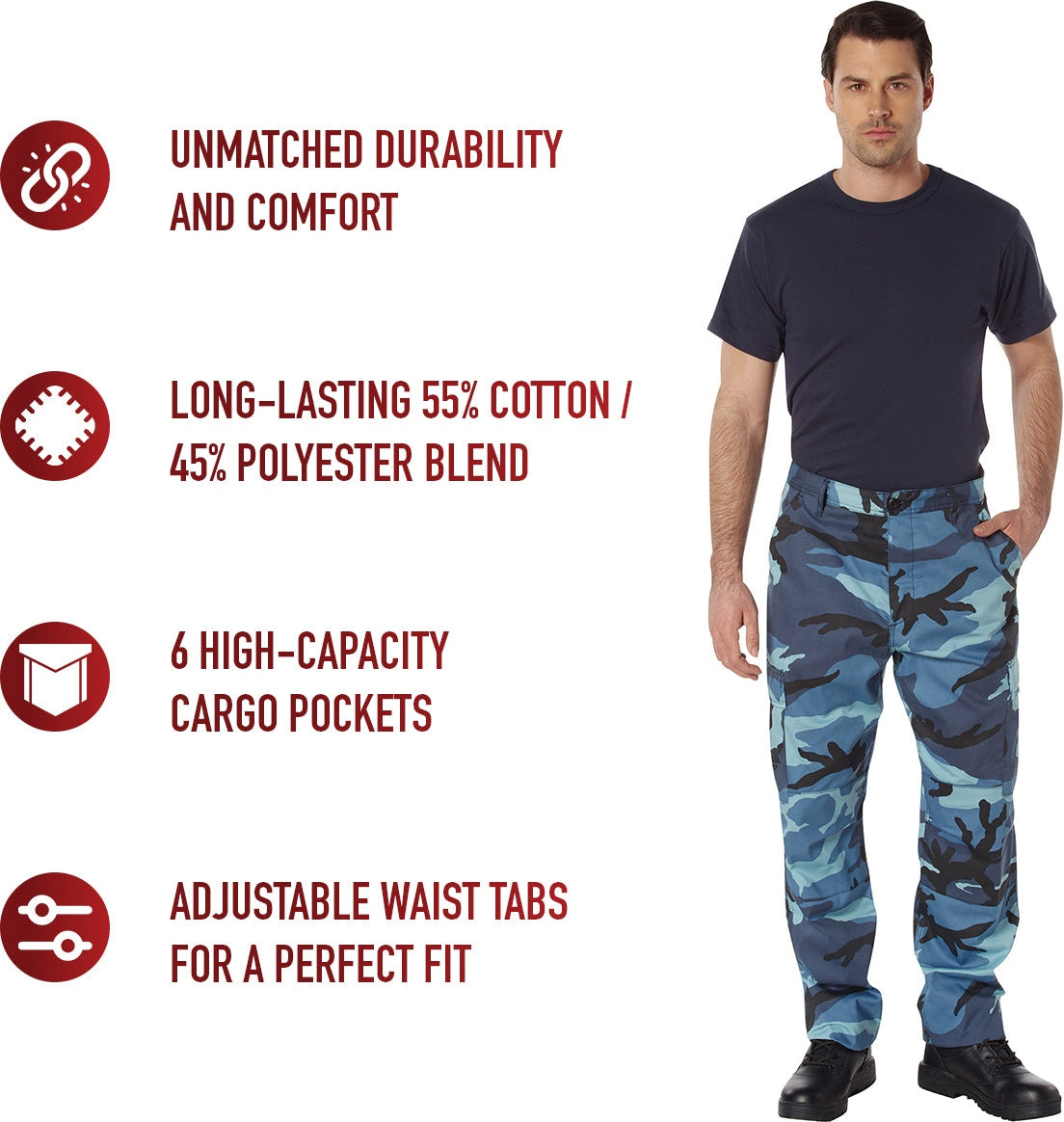 Rothco Color Camo Tactical Bdu Pants