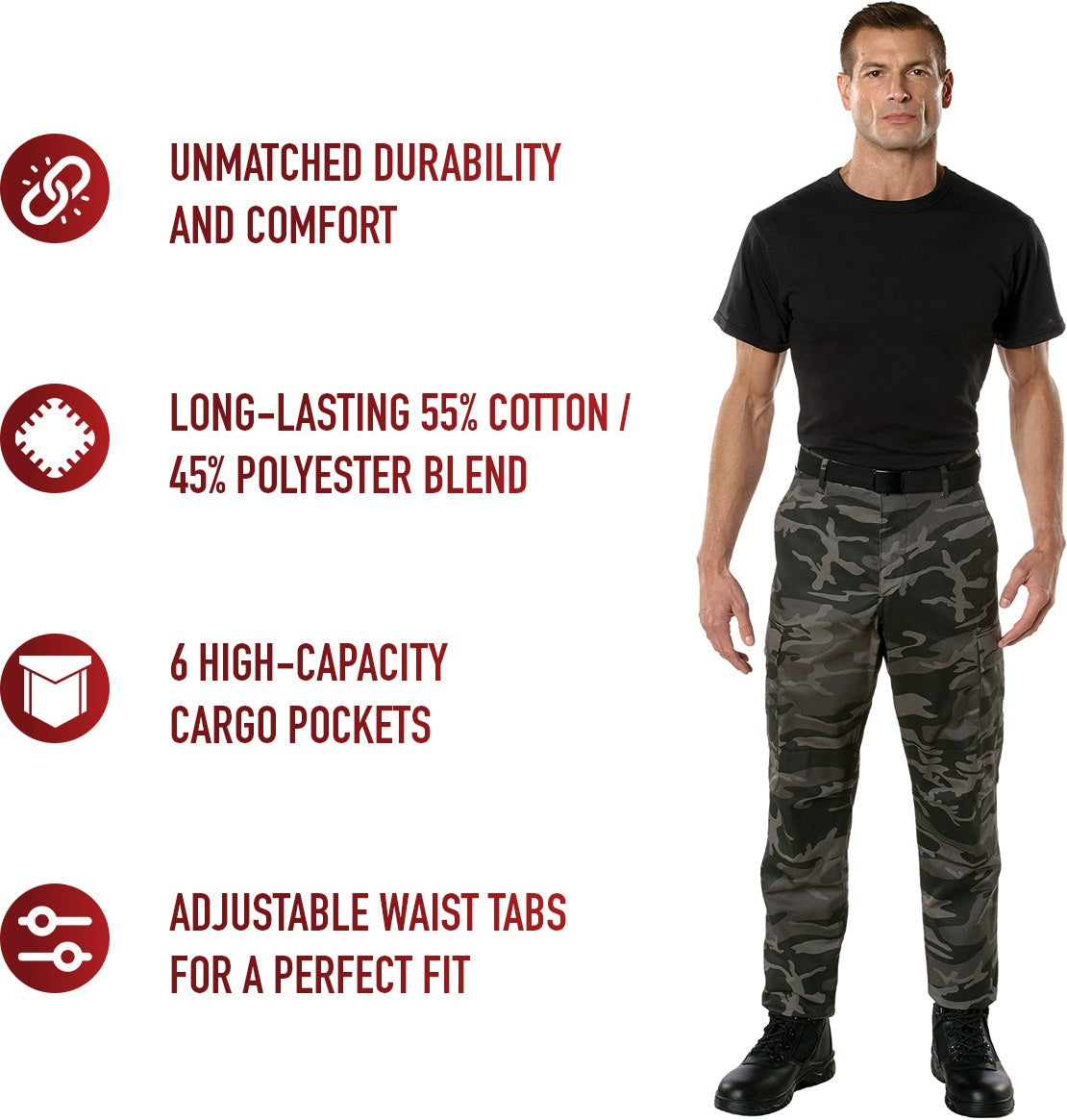 Rothco Color Camo Tactical Bdu Pants