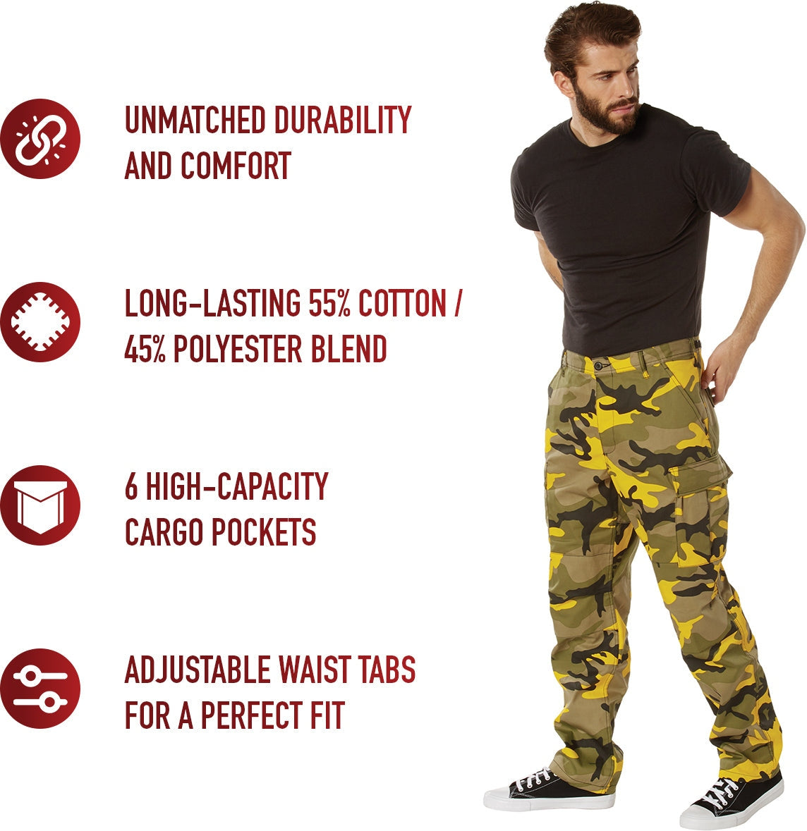 Rothco Color Camo Tactical Bdu Pants