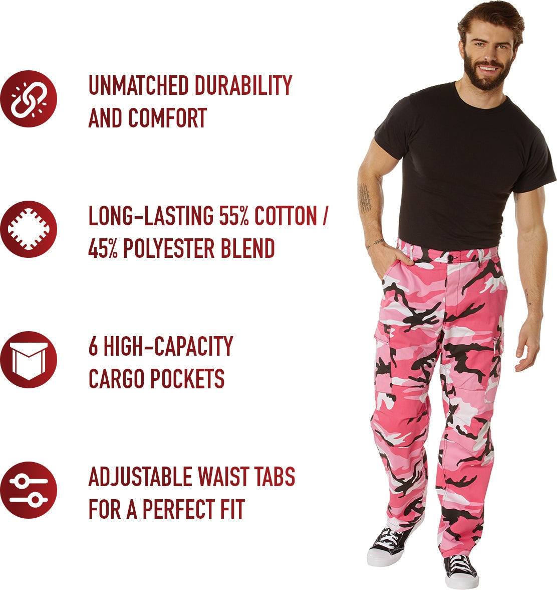 Rothco Color Camo Tactical Bdu Pants