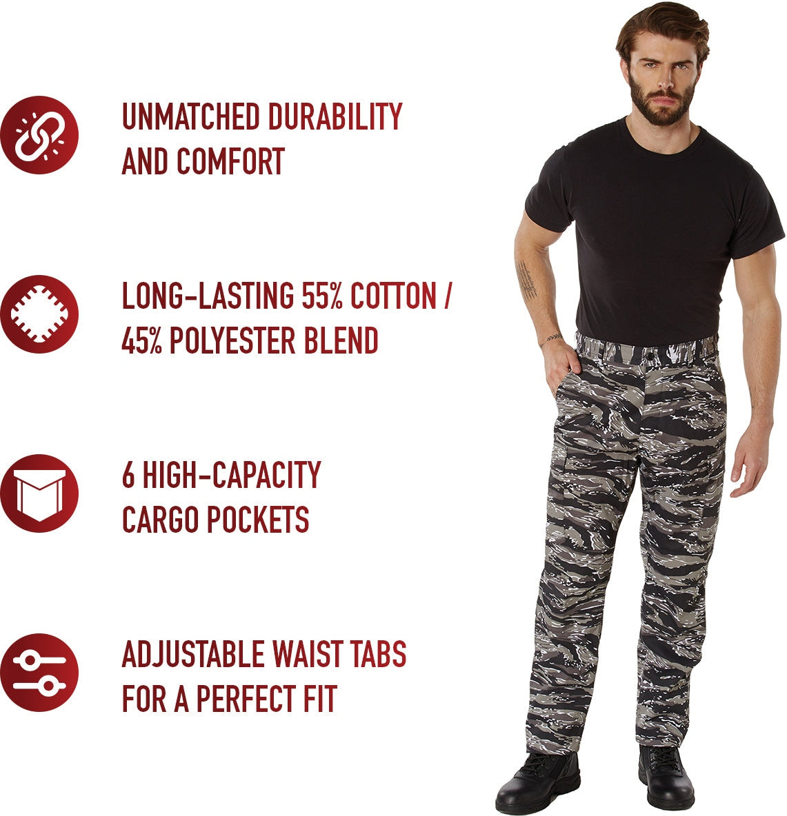Rothco Color Camo Tactical Bdu Pants