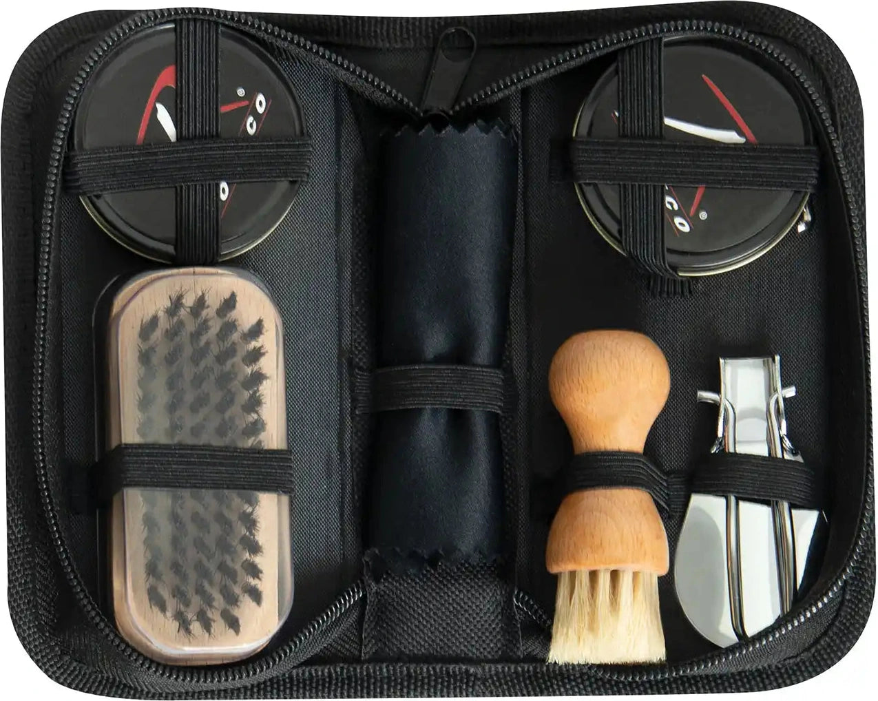 Rothco Compact Shoe Care Kit - Black / one Size