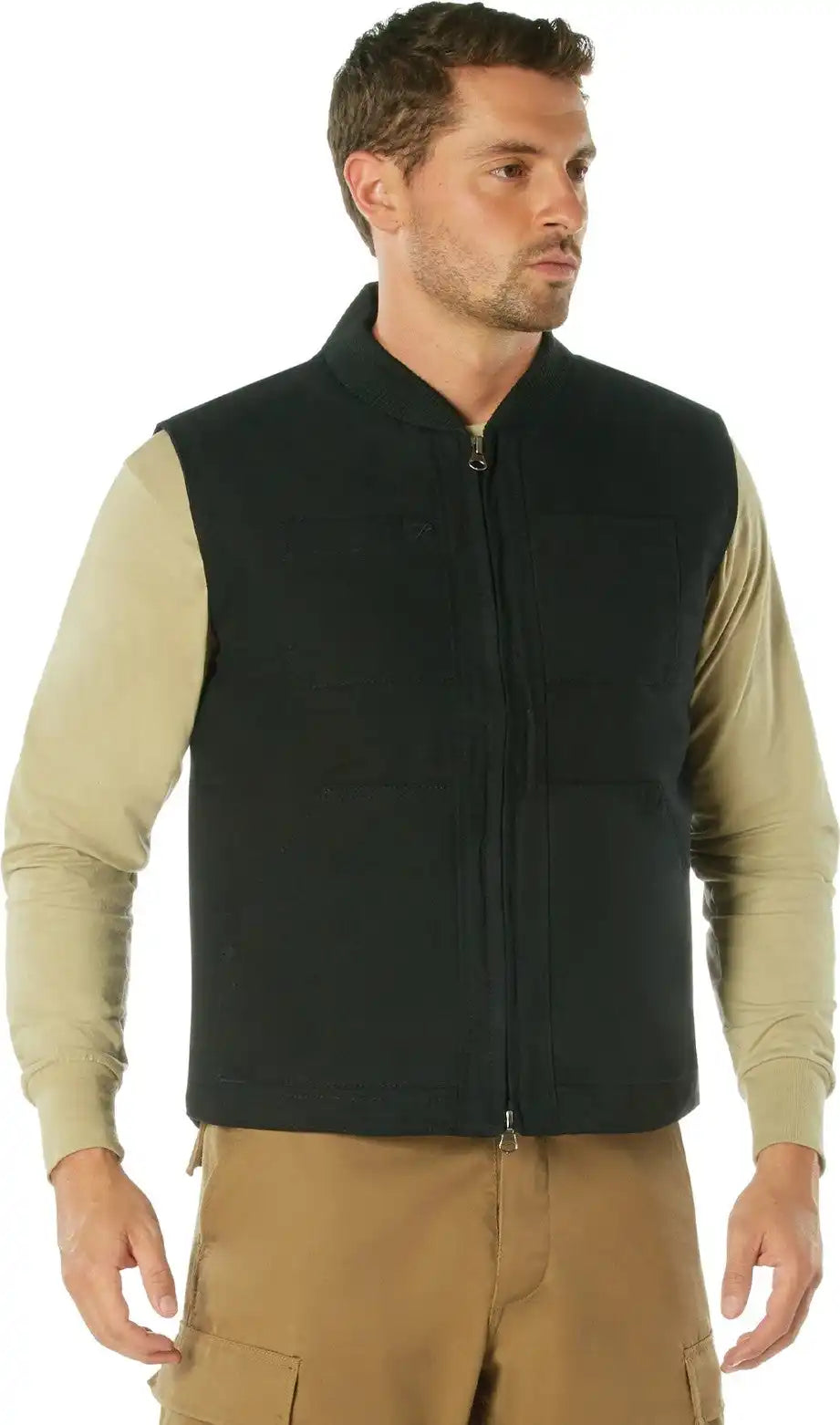 Rothco Concealed Carry Backwoods Canvas Vest Black / s