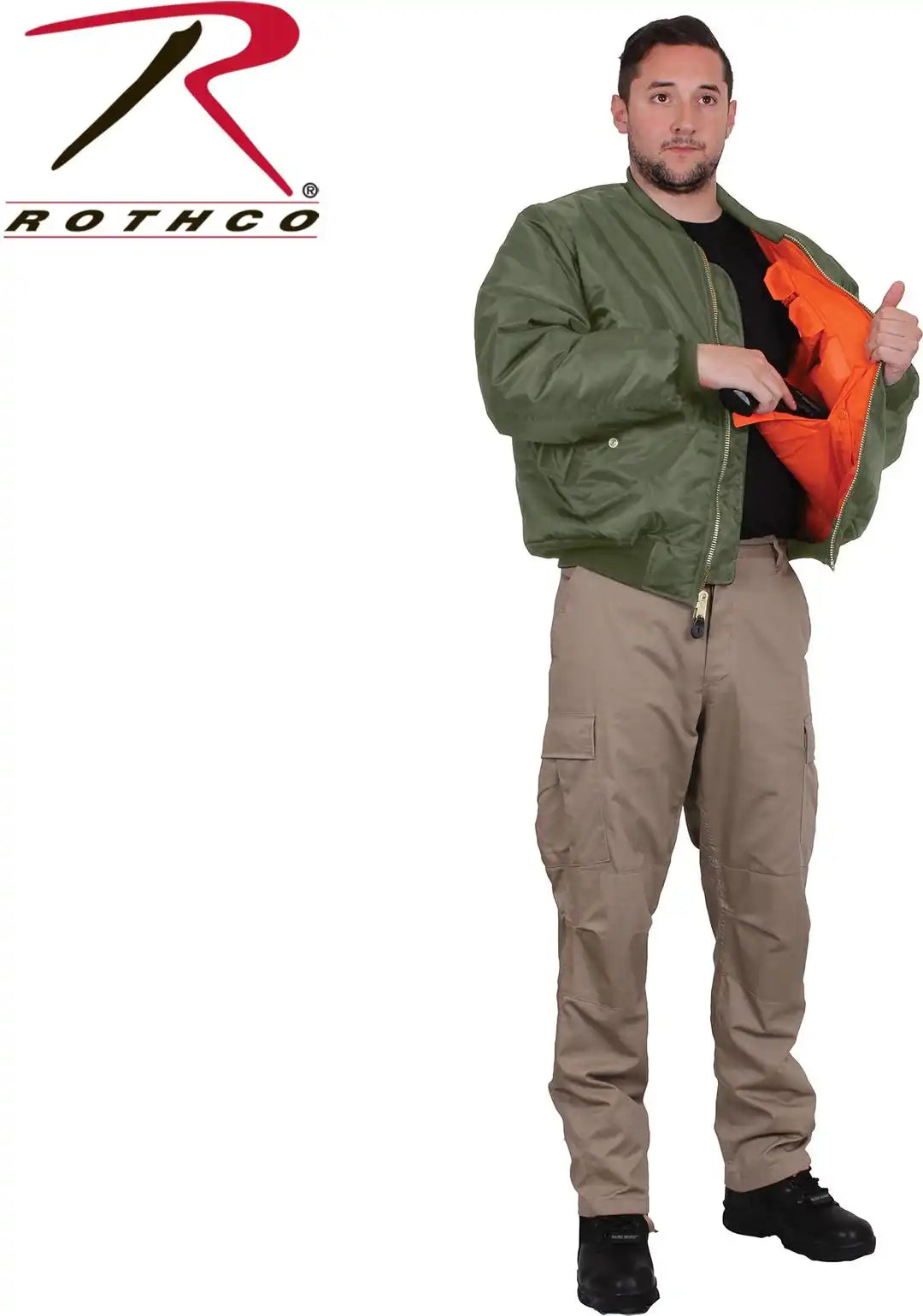 Rothco Concealed Carry Ma-1 Flight Jacket